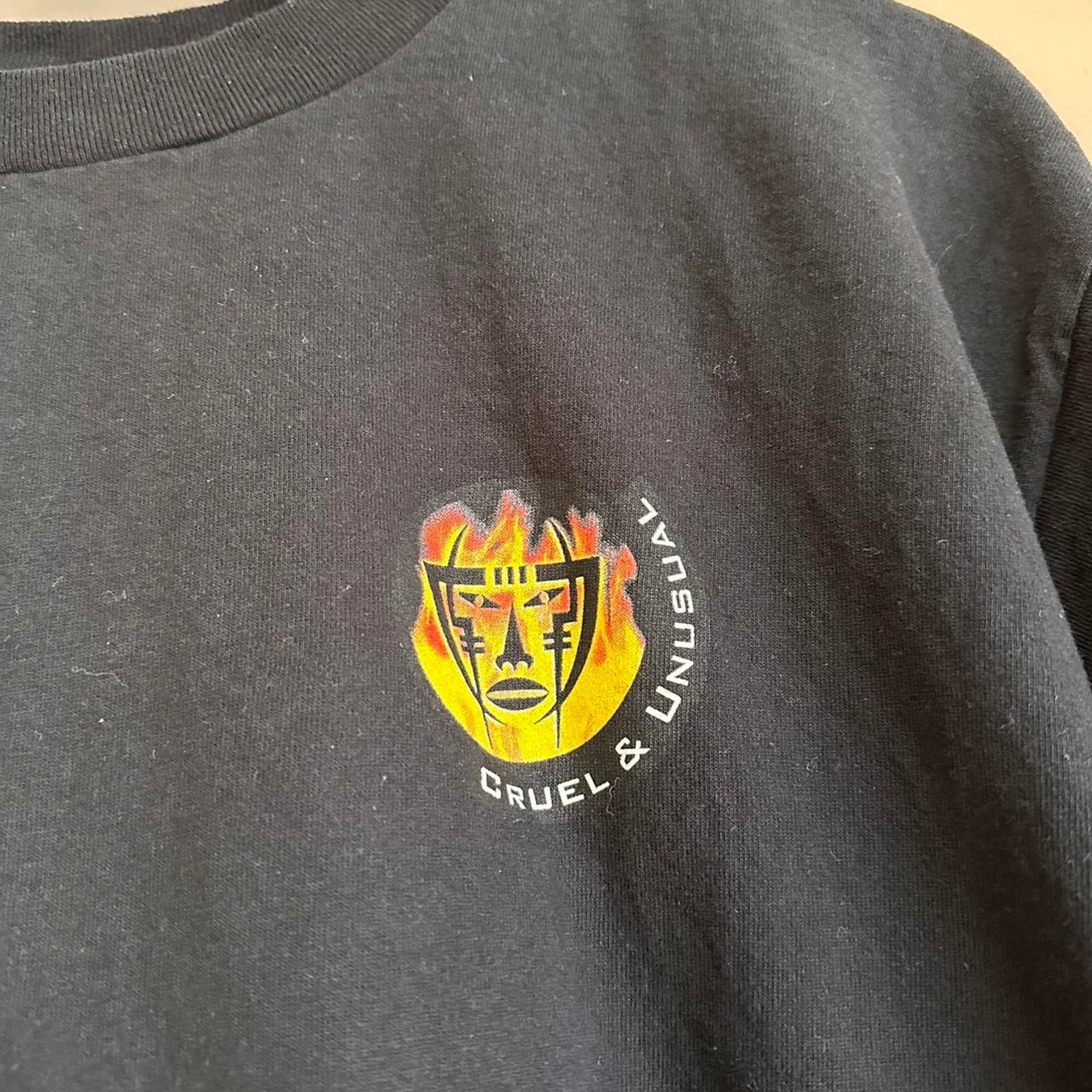 Fruit Of The Loom × Vintage Vintage Cruel And Unusual Promo Shirt Size US XL / EU 56 / 4 - 5 Thumbnail