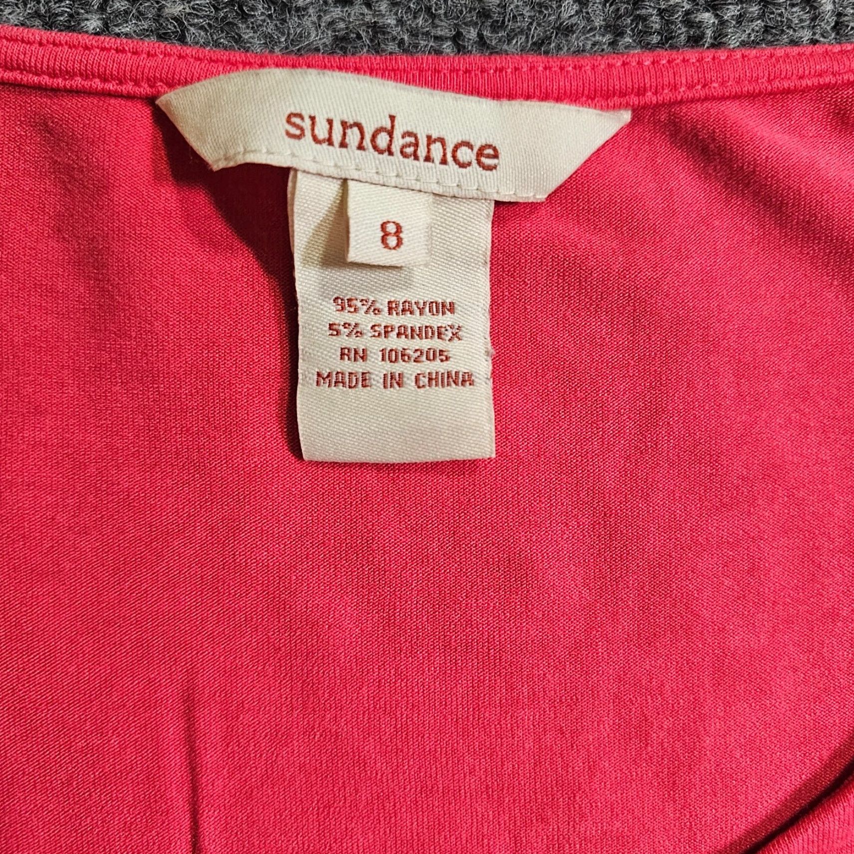 Vintage Sundance Dress Womens 8 Pink A Line Stretchy Sleeveless Casual Basic Dress Size M / US 6-8 / IT 42-44 - 3 Thumbnail