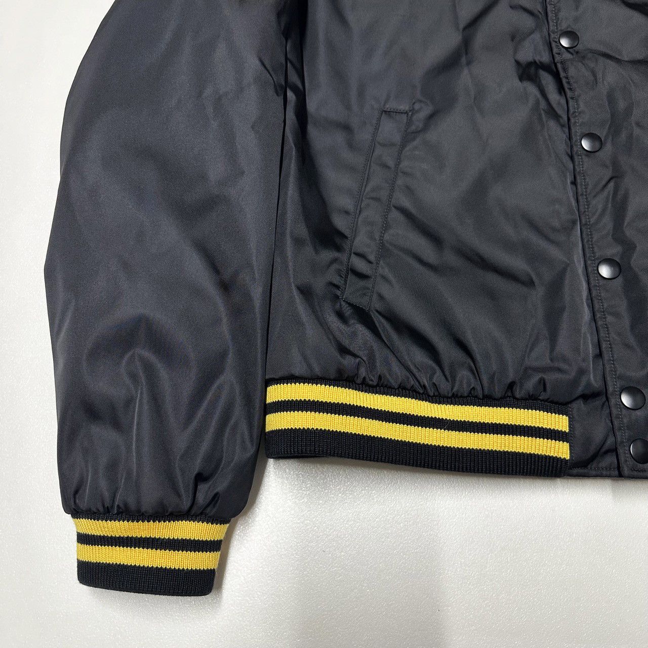 Prada Prada mens size XL re-nylon Bomber jacket baseball varsity Size US XL / EU 56 / 4 - 10 Thumbnail