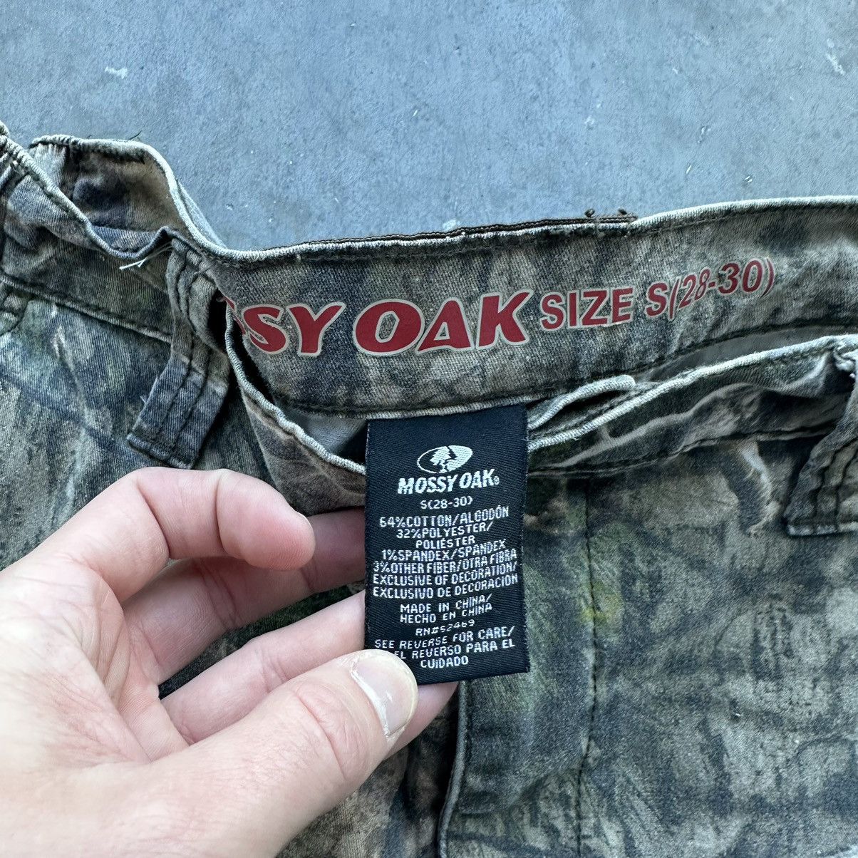 Vintage Crazy Vintage Y2K Mossy Oak Camo Cargo Pants Skater Cyber Size US 30 / EU 46 - 3 Thumbnail