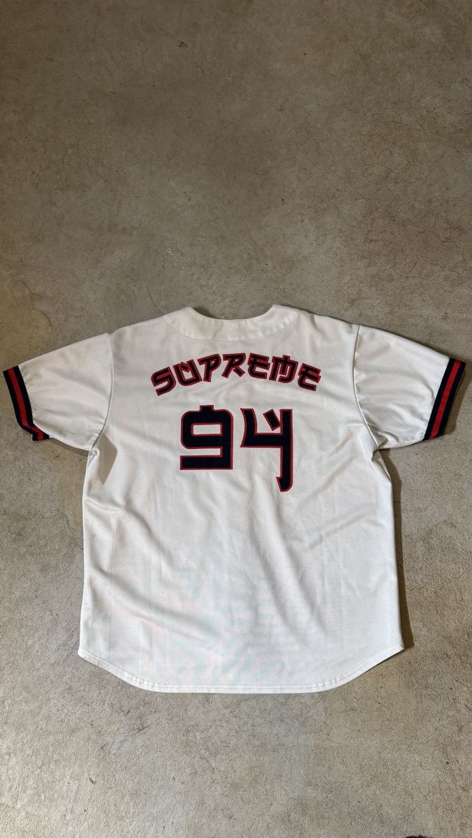 Supreme Supreme SS19 Red Rum Baseball Jersey Size US M / EU 48-50 / 2 - 4 Thumbnail