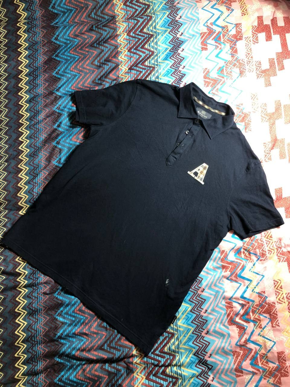 Aquascutum × Vintage Vintage Aquascutum Nova Check Tee Size US M / EU 48-50 / 2 - 15 Thumbnail