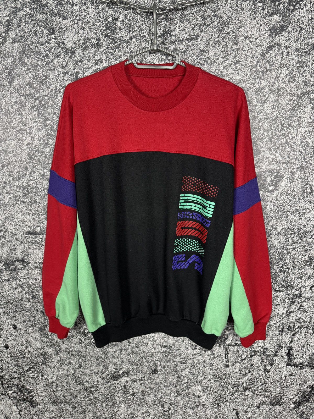 Adidas Adidas Vintage Crewneck Sweatshirt 90s Retro Logo Size M Size US M / EU 48-50 / 2 - 2 Thumbnail