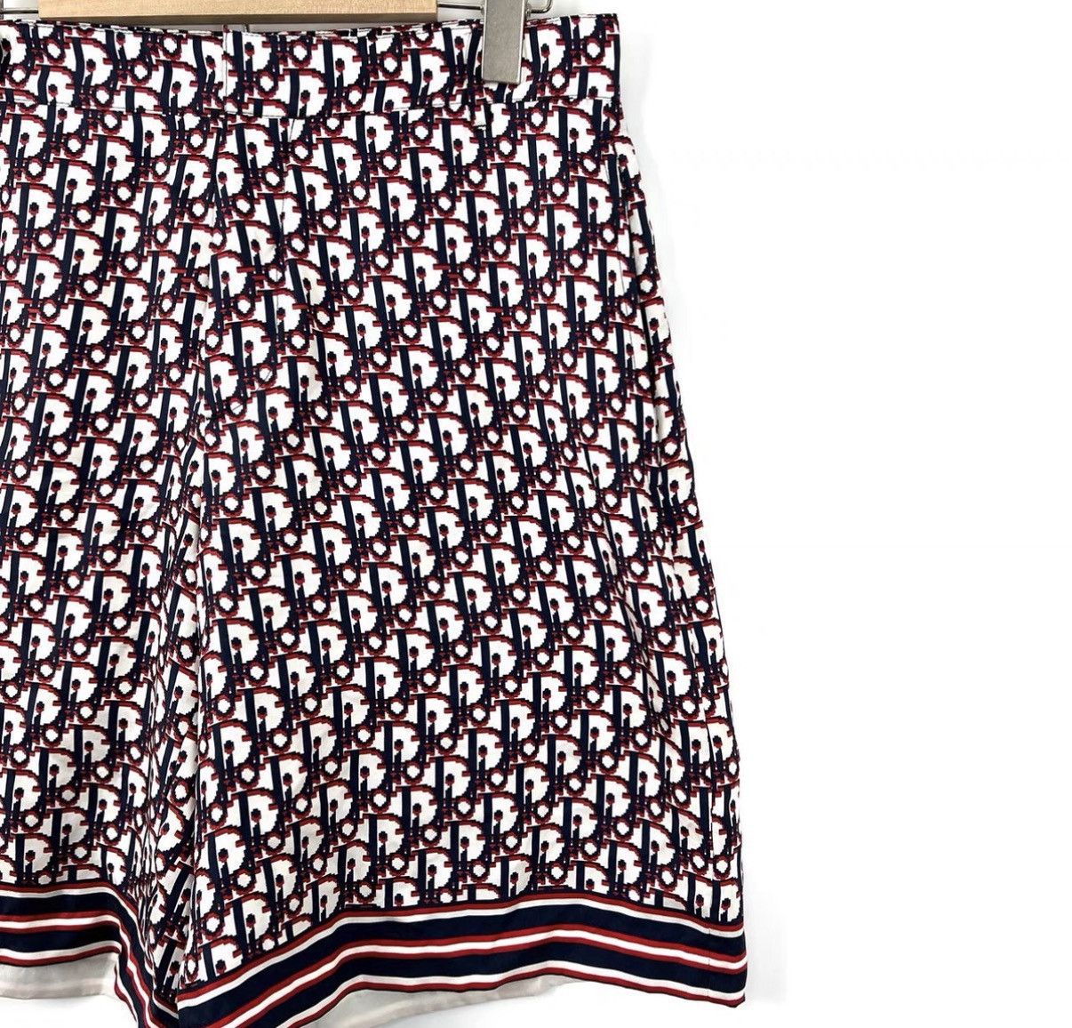 Dior Dior Classic Oblique Full Logo Silk Shorts K12 Size 32" / US 10 / IT 46 - 4 Thumbnail