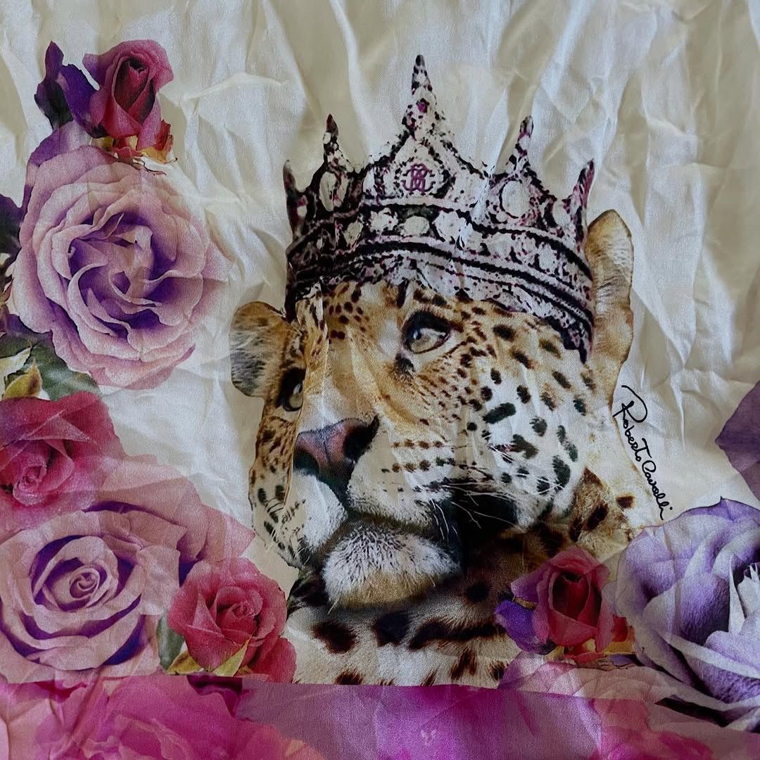 Roberto Cavalli Roberto Cavalli Sleeveless Dress "Leopard Peony" Printed Size S / US 4 / IT 40 - 8 Thumbnail