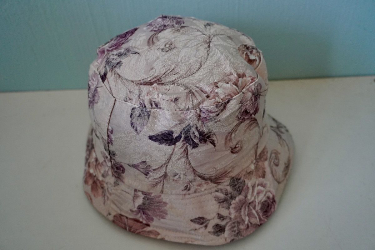 Vintage Vintage bucket hat floral motif reversible summer head gear Size ONE SIZE - 3 Thumbnail