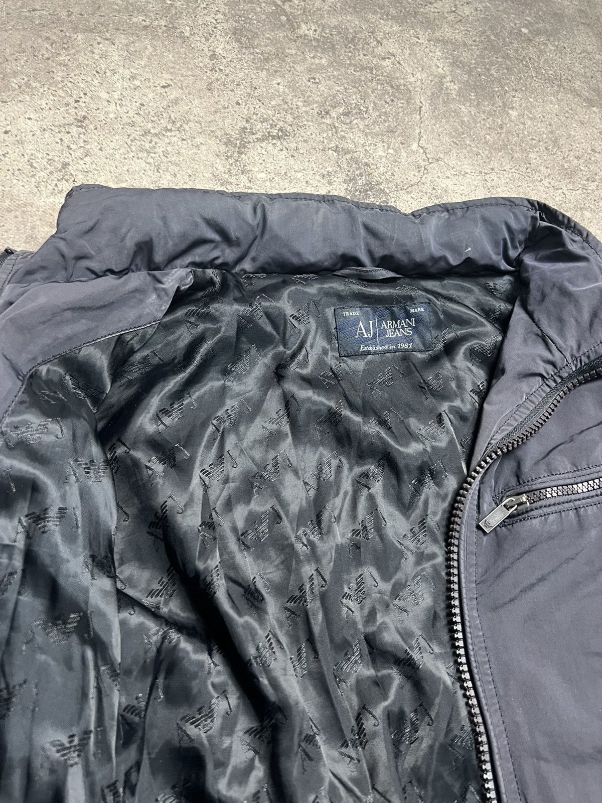 Armani Armani nylon bomber Jacket Navy blue Size US L / EU 52-54 / 3 - 9 Thumbnail