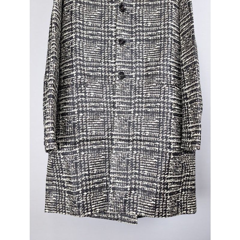 Bottega Veneta o1rshd1 Doucle Prince Of Wales Coat in White/Fondant/Camel Size US M / EU 48-50 / 2 - 4 Thumbnail