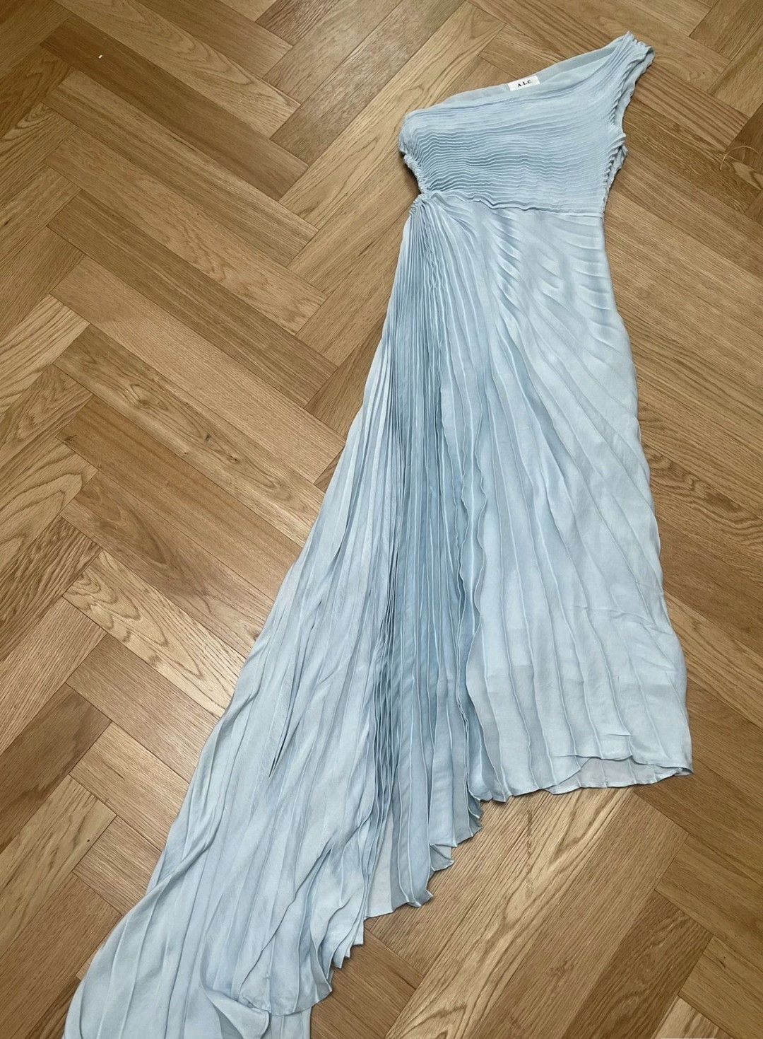 A.L.C. ALC Delfina Pleated Midi Dress Size S / US 4 / IT 40 - 4 Thumbnail