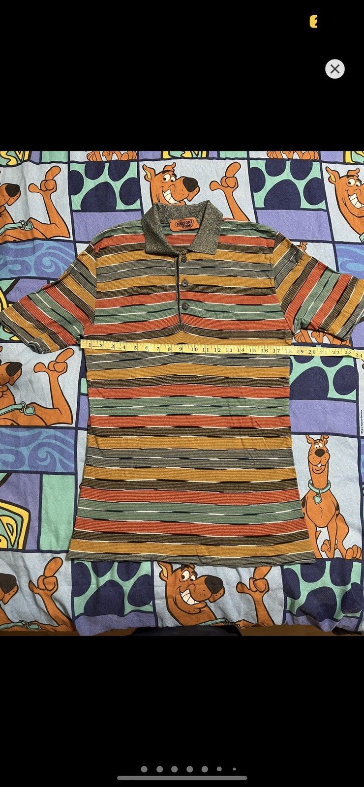 ***FINAL DROP***RARE 90s MISSONI UOMO KNIT POLO 50/M-L