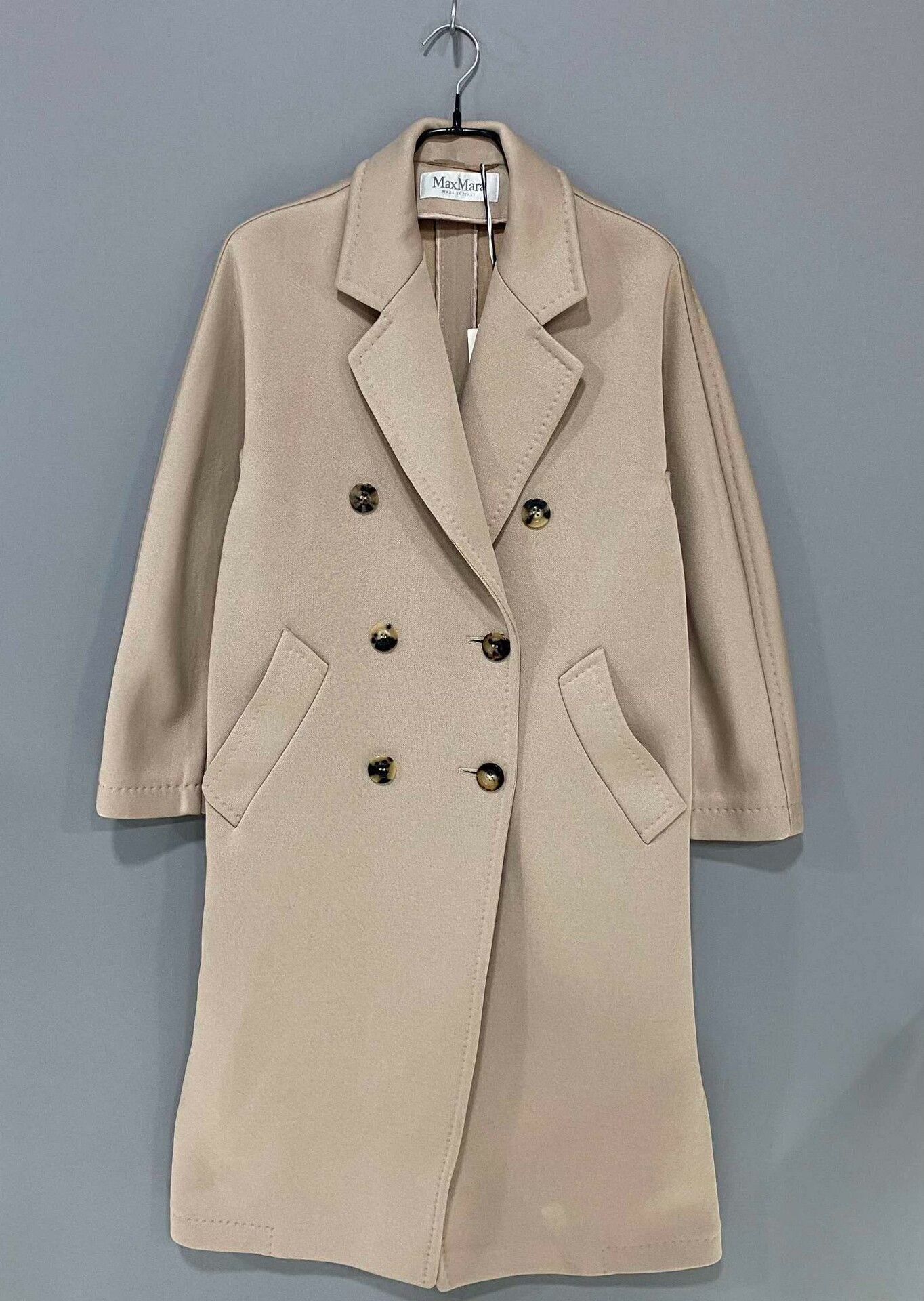 Max Mara maxmara 101801 coat in beige color Size US S / EU 44-46 / 1 - 1 Thumbnail