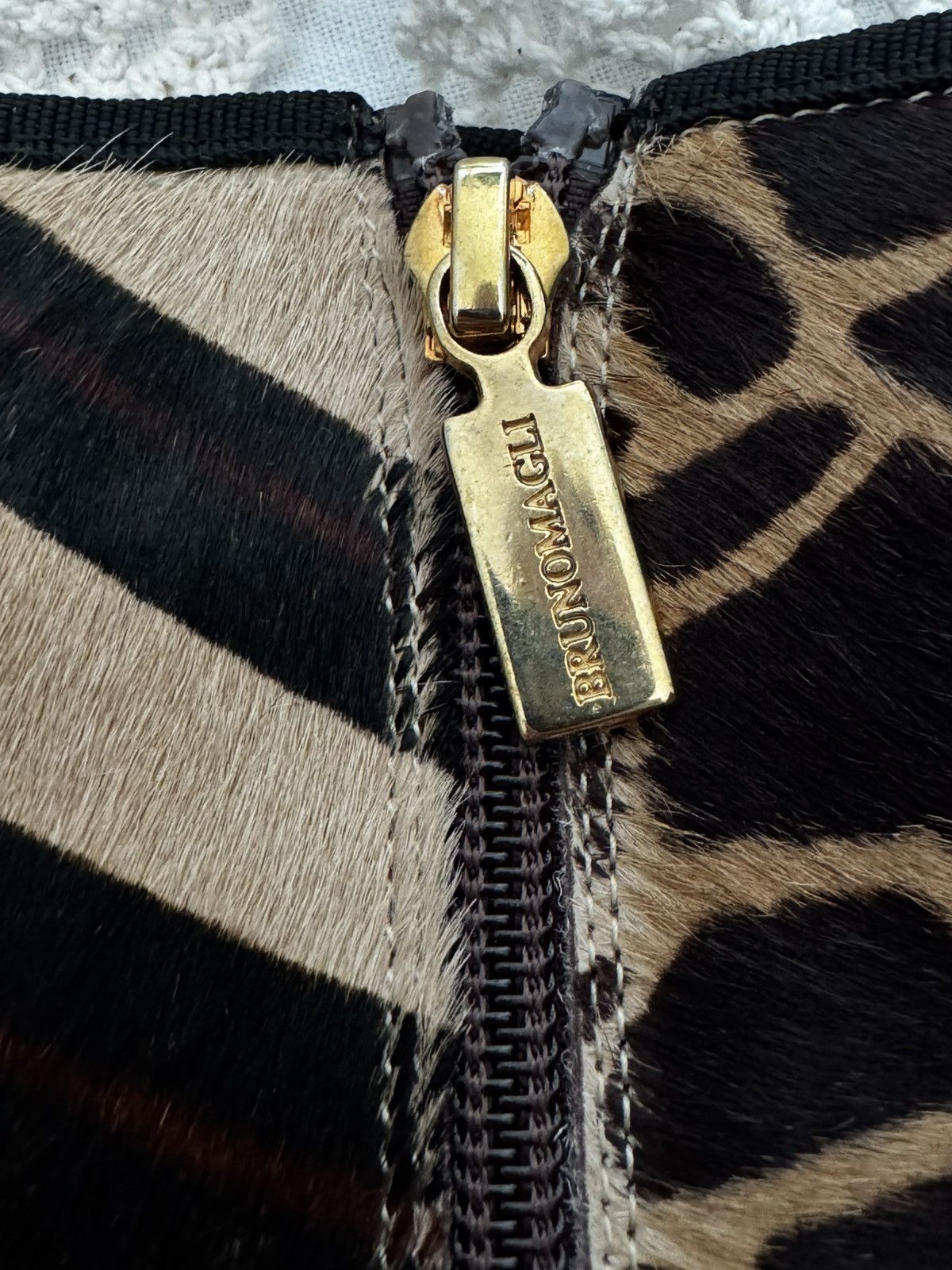 Bruno Magli Bruno Magli Animal Print High Boots Zebra & Giraffe Pattern Size US 5 / IT 35 - 7 Thumbnail