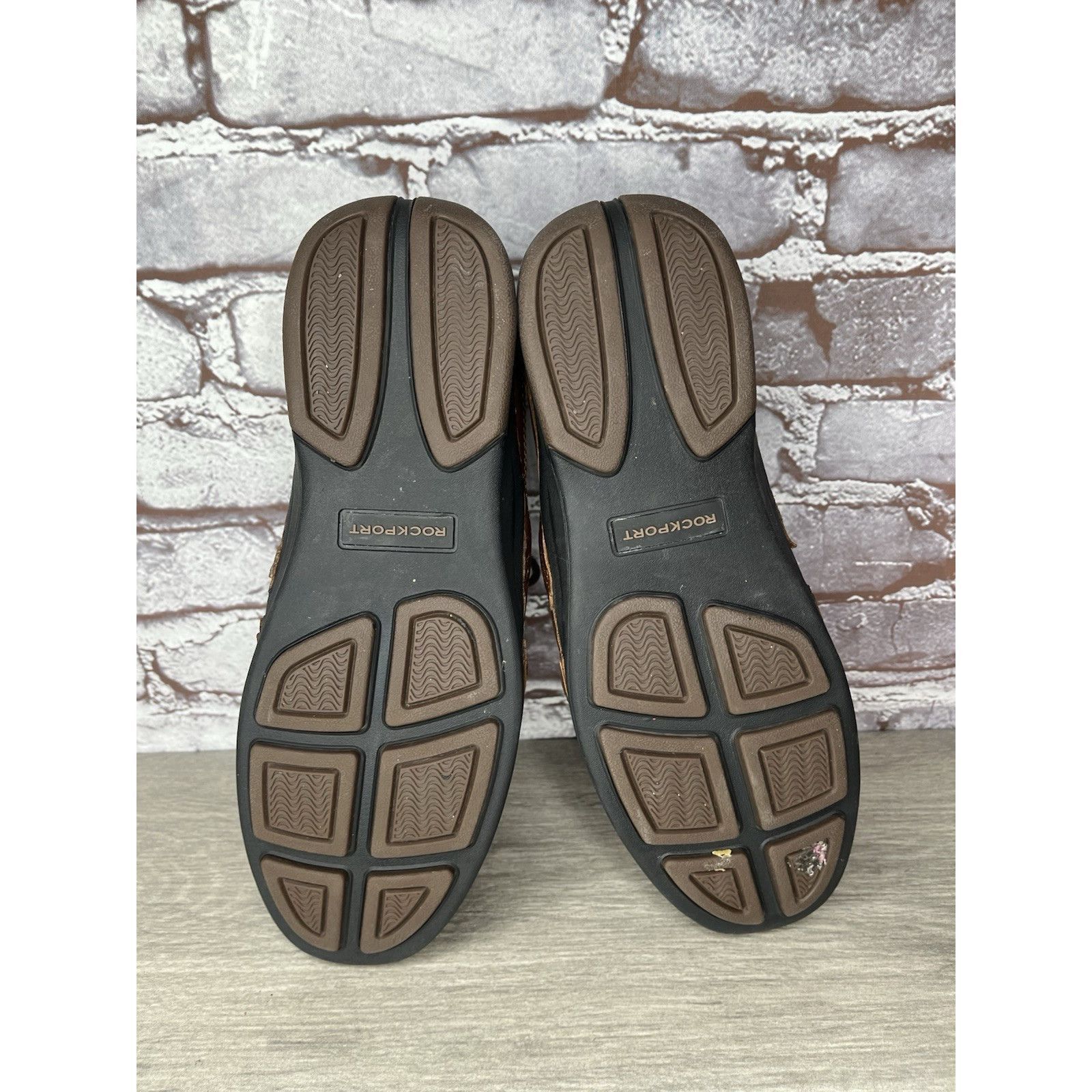Rockport Rockport K52456 Brown Leather Casual Lace Up Casual Sneakers Size US 9 / EU 42 - 10 Thumbnail