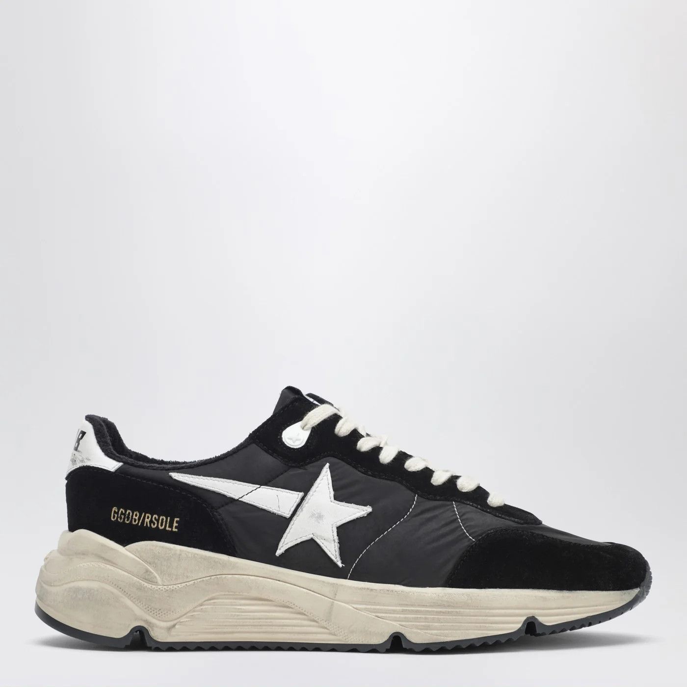 Golden Goose o1d2blof0426 Running Sole Sneakers in Black/White Size US 10 / EU 43 - 1 Thumbnail