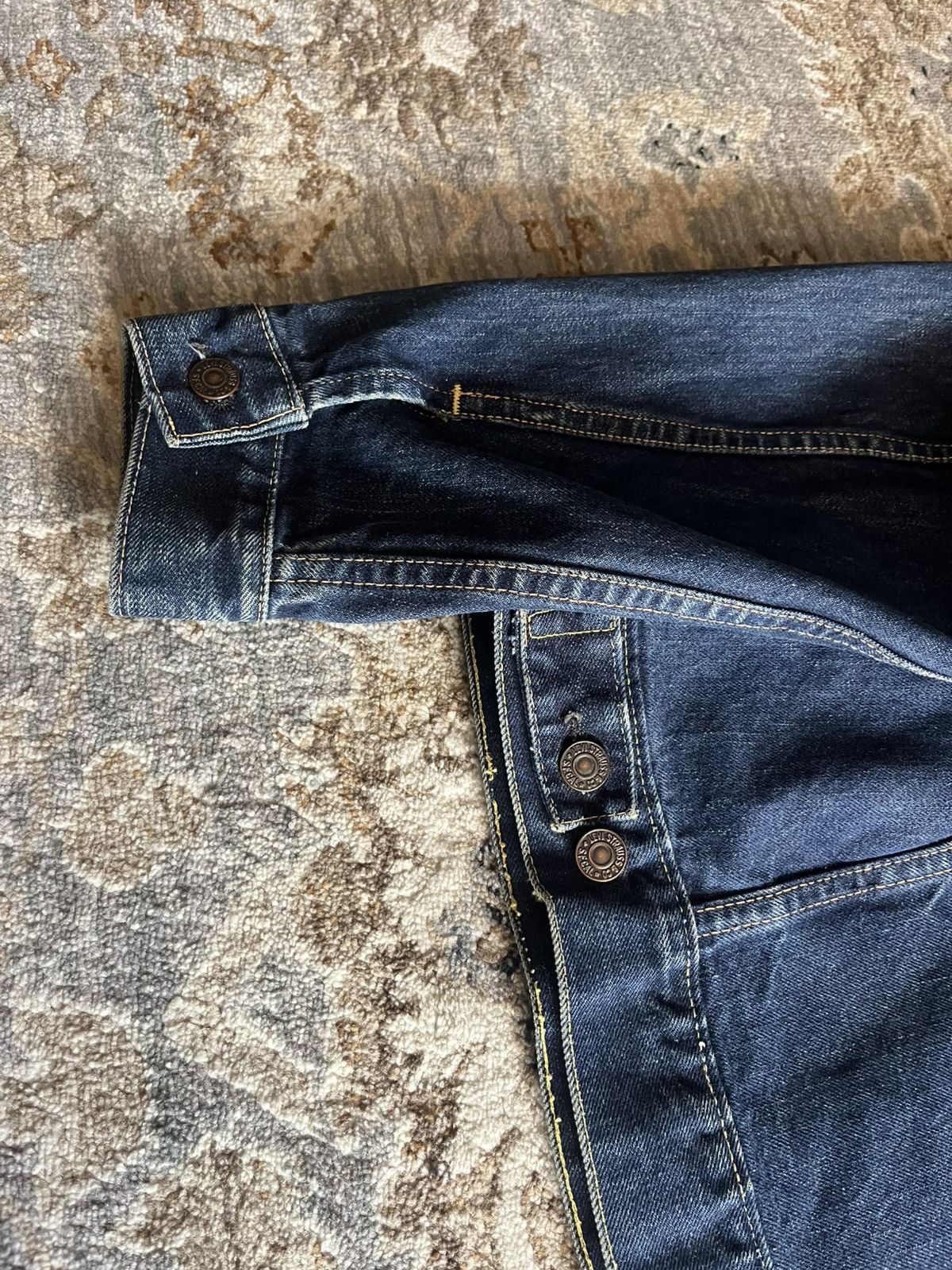 Levi's BIG E TYPE III 557XX DENIM JACKET 60’S TRUCKER D STAMPED 42 Size US S / EU 44-46 / 1 - 13 Thumbnail