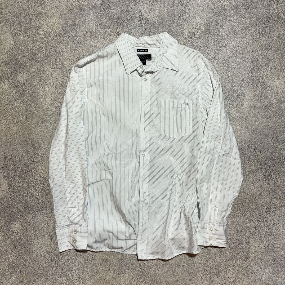 Oakley Vintage Oakley Shirt White Button Up Soft Touch Long Sleeve Size US L / EU 52-54 / 3 - 2 Thumbnail