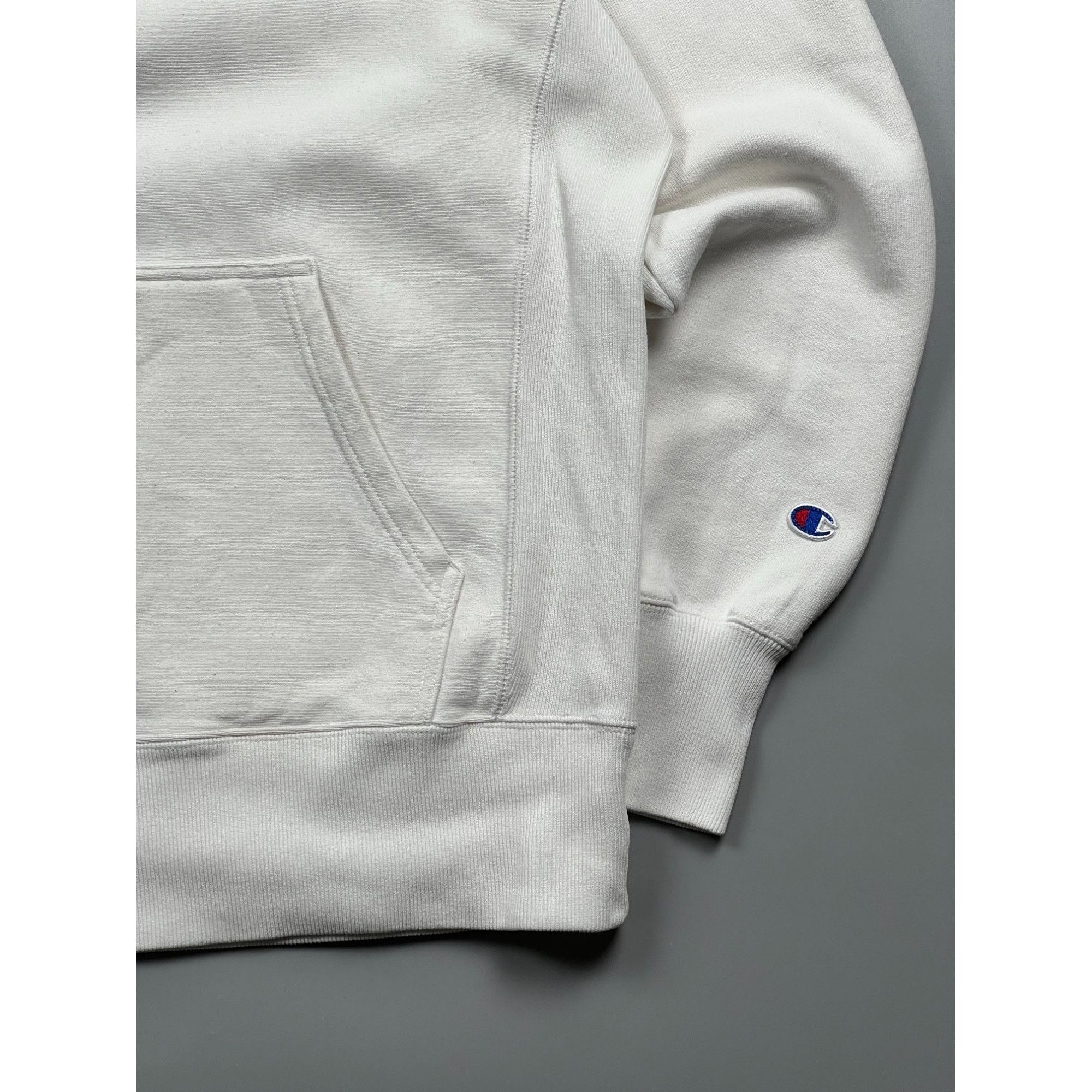 Champion Champion Reverse Weave Vintage White Hoodie (Y0878) Size US L / EU 52-54 / 3 - 3 Thumbnail