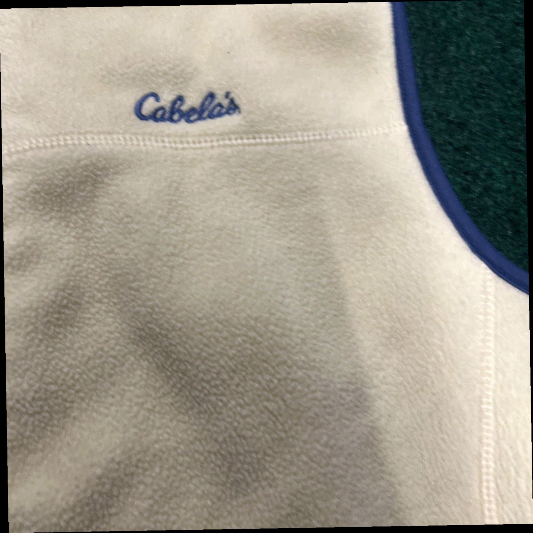 Vintage Cabela's Men's Size L Fleece Jacket Yellow Blue Polyester Vest Soft Size US L / EU 52-54 / 3 - 4 Thumbnail