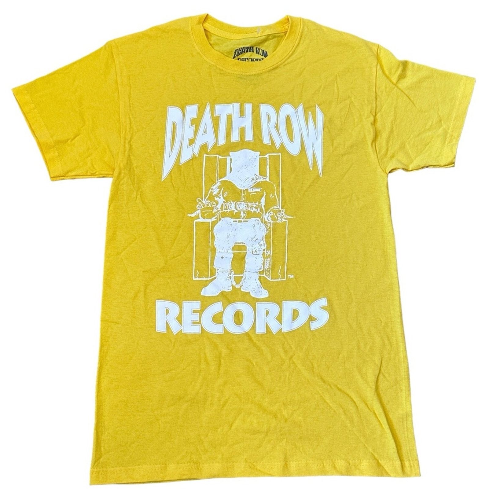 Death Row Records NWOT Death Row Records Core Chair Logo Tee in Yellow Size US S / EU 44-46 / 1 - 1 Thumbnail