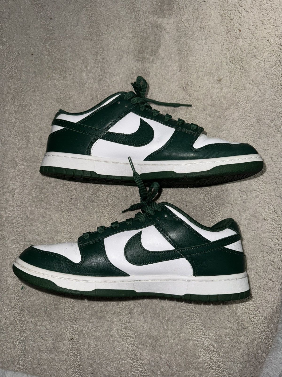 Nike Nike Dunk Michigan State Green Sneaker size 10 Size US 10 / EU 43 - 2 Thumbnail