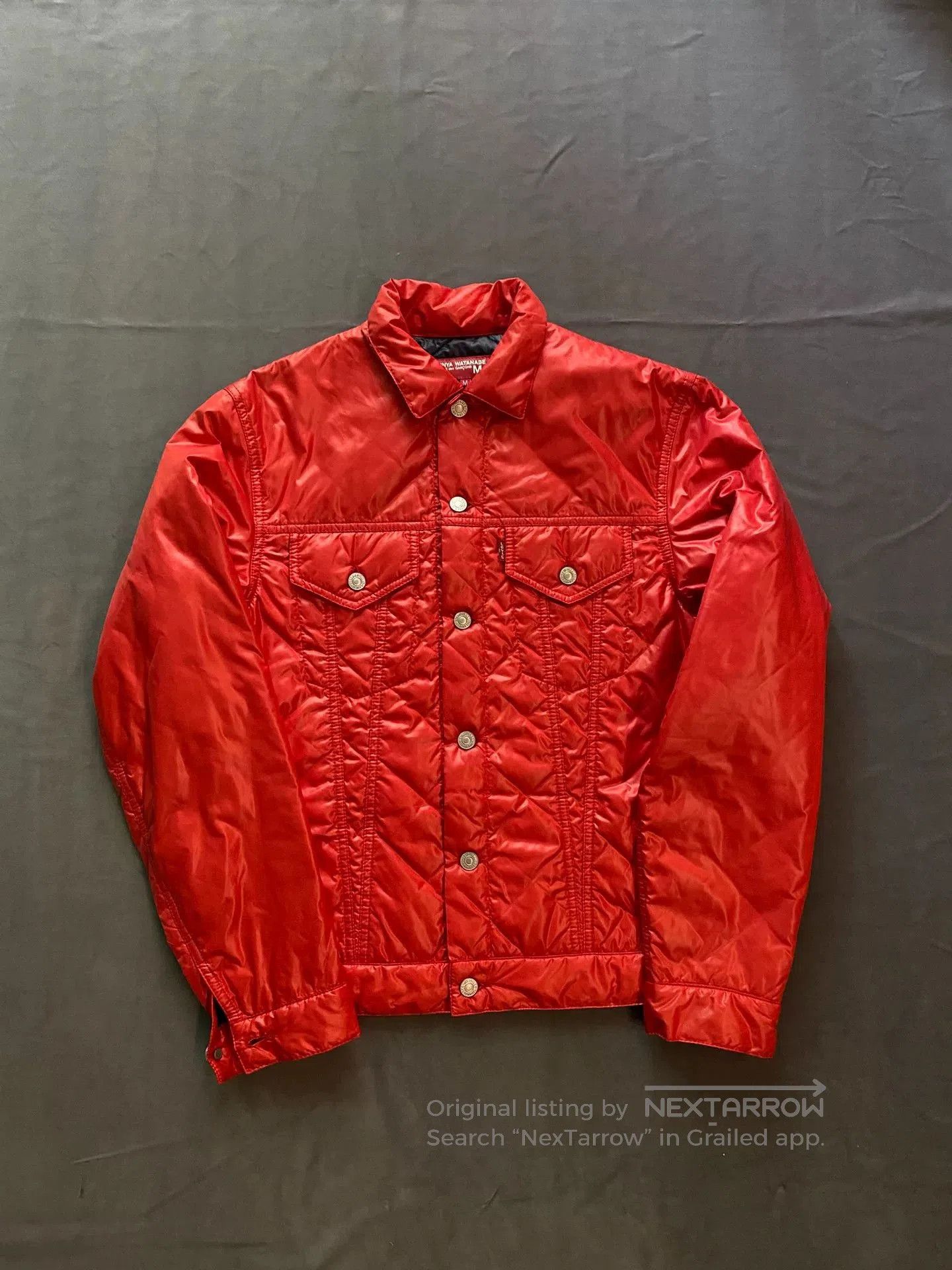 Junya Watanabe junya watanabe x levis red quilted jacket. Size US M / EU 48-50 / 2 - 1 Thumbnail