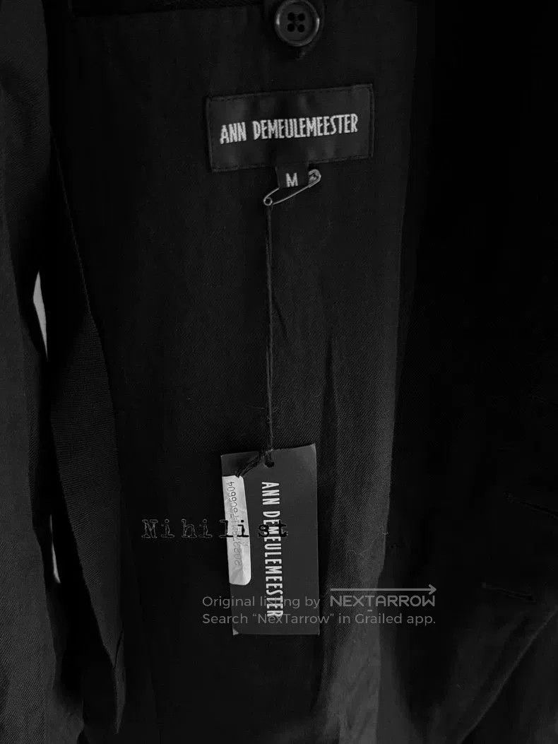 Ann Demeulemeester Ann Demeulemeester Black Coat M. Size US M / EU 48-50 / 2 - 8 Thumbnail