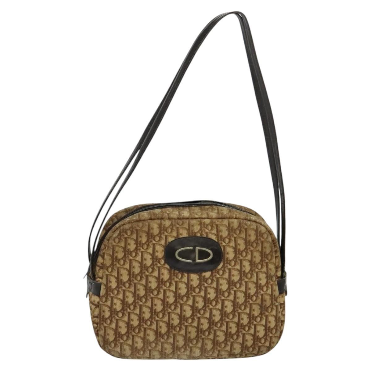 Dior DIOR Trotter Canvas Shoulder Bag Brown Size ONE SIZE - 2 Thumbnail