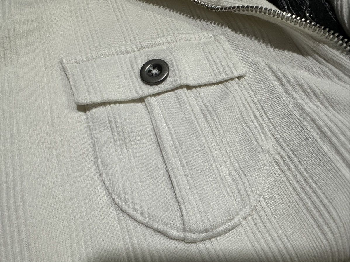 Japanese Brand 🔥Sick Y2K Oval Dice Ribbed Knit Double Layer Shirt Goth Punk Size US M / EU 48-50 / 2 - 7 Thumbnail