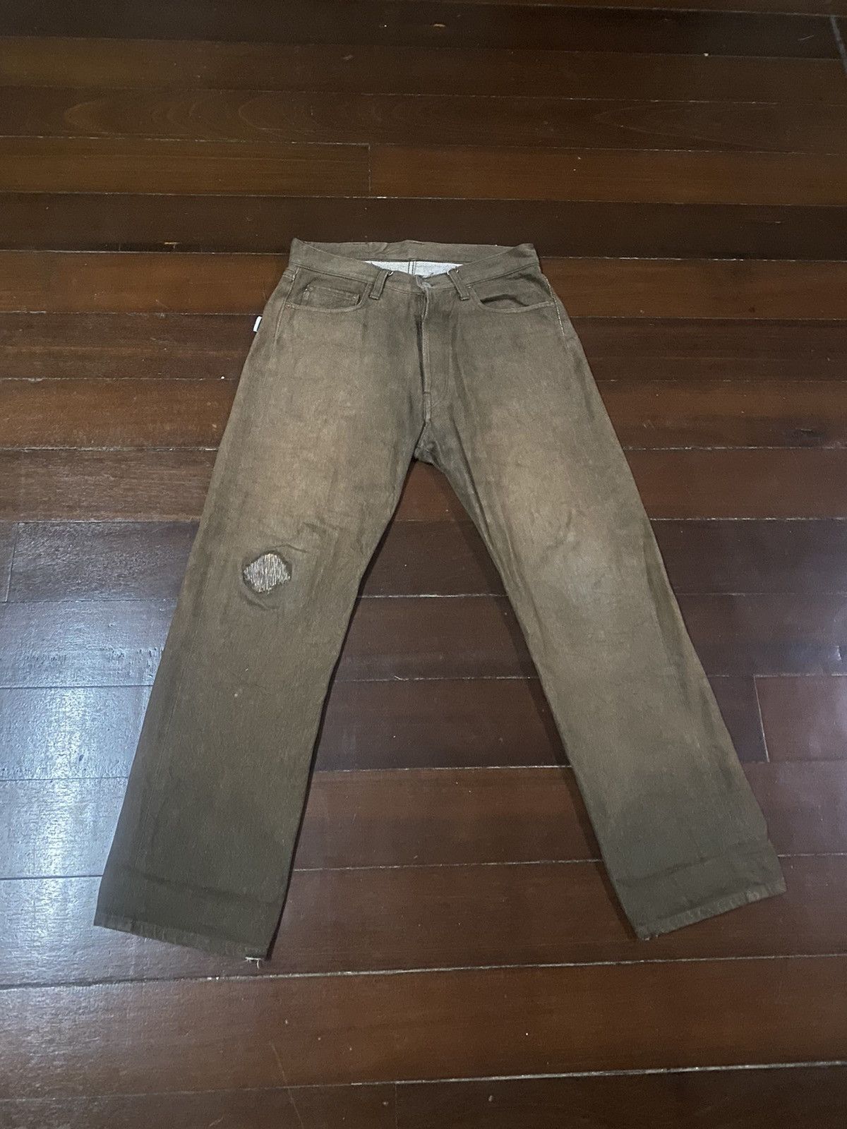 Studio D'Artisan FIRE 🔥 STUDIO DARTISAN BORO REWORK BROWN Size US 33 - 1 Thumbnail