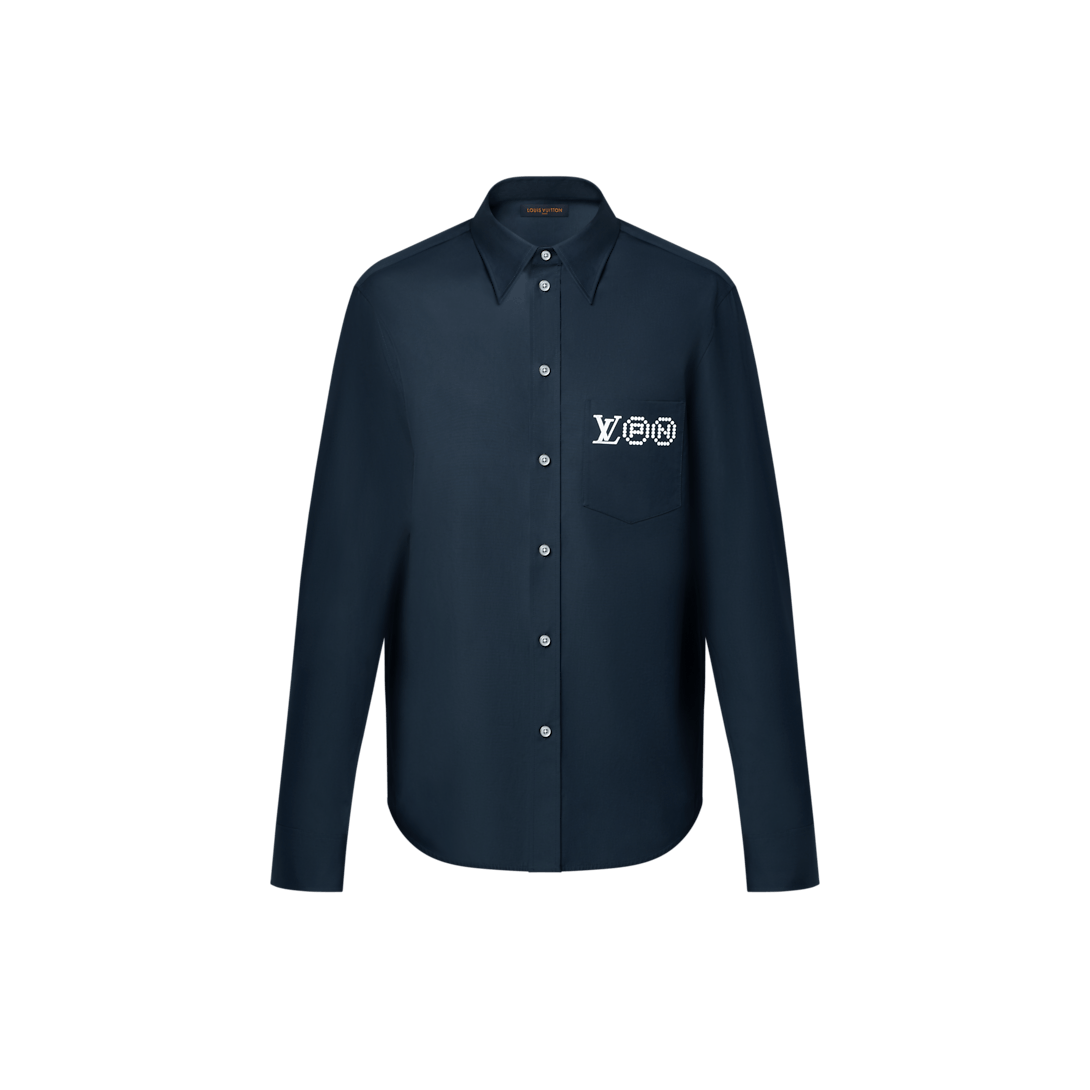 Printed Signature Long-Sleeved Shirt