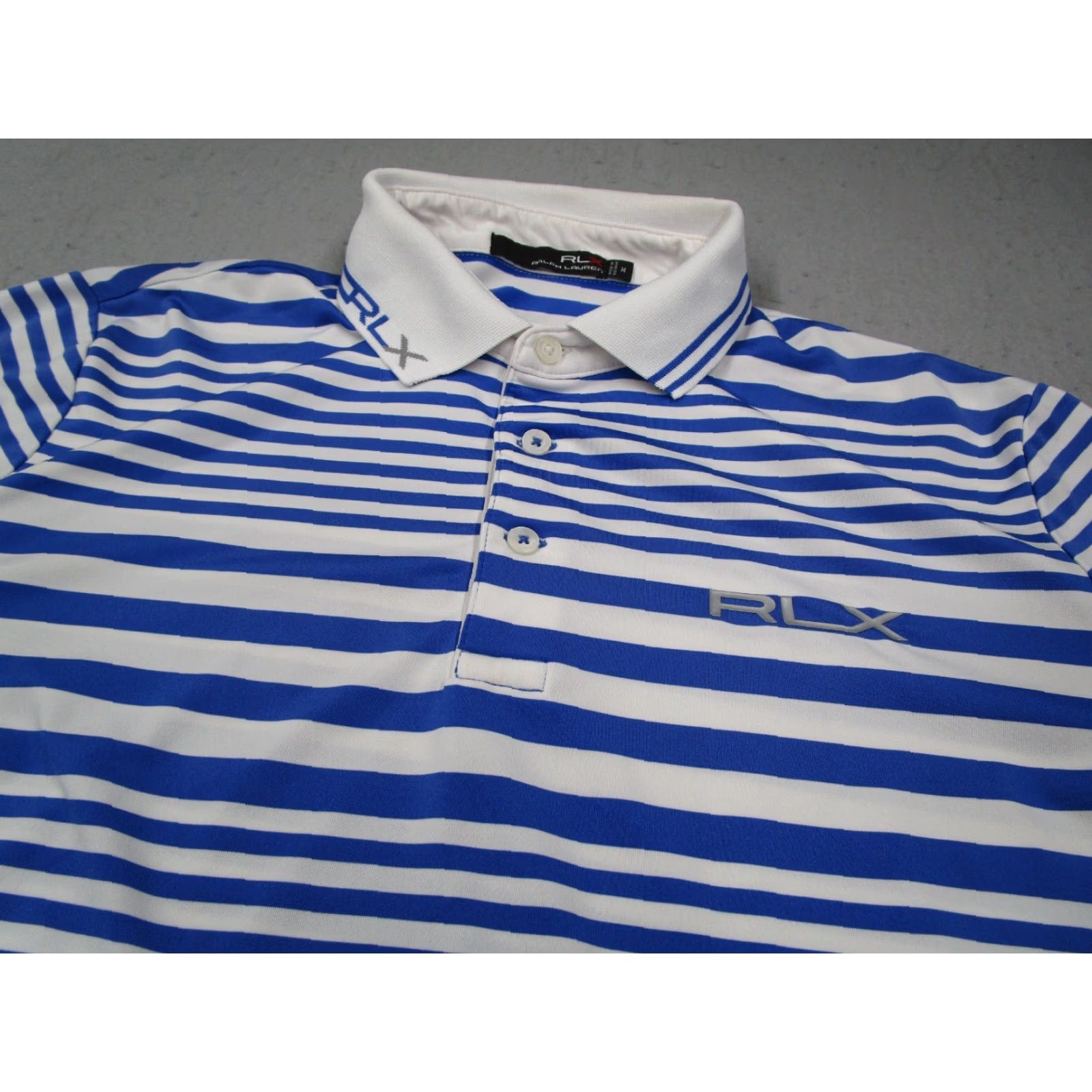 RLX Ralph Lauren RLX Ralph Lauren Shirt Mens Medium Blue Polo Performance Makai Golf Club Hawaii Logo Mens Size US M / EU 48-50 / 2 - 2 Thumbnail