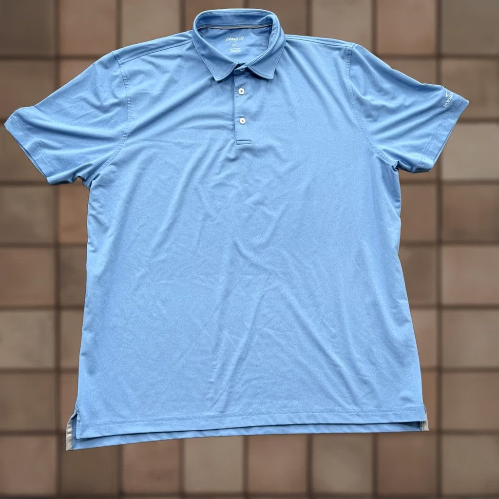 johnnie-O johnnie-O Polo Shirt Men XL Blue Polyester Golf Polo Shirt Sports Preppy Men’s Regular Fit 52in Chest Short Sleeve Size US XL / EU 56 / 4 - 1 Thumbnail