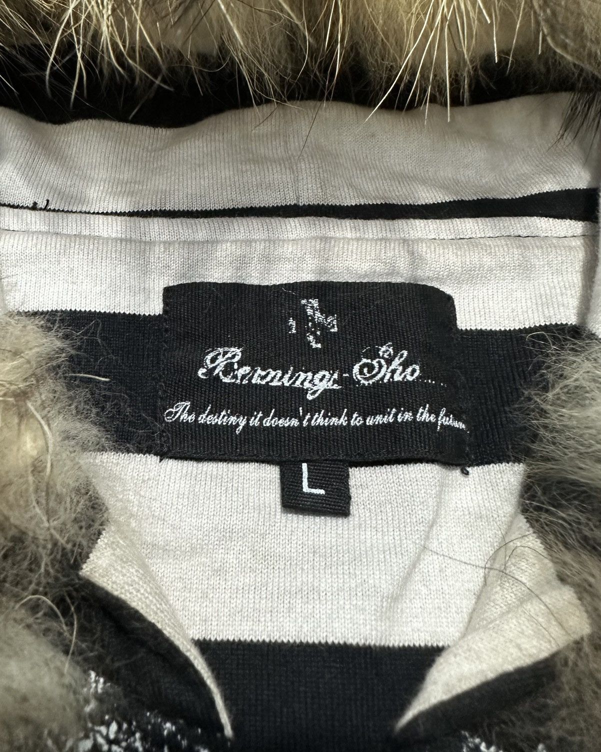 BERNINGS SHO 2000s Bernings Sho Poem Fur Hoodie Ifsixwasnine Lgb Style Size US S / EU 44-46 / 1 - 5 Thumbnail
