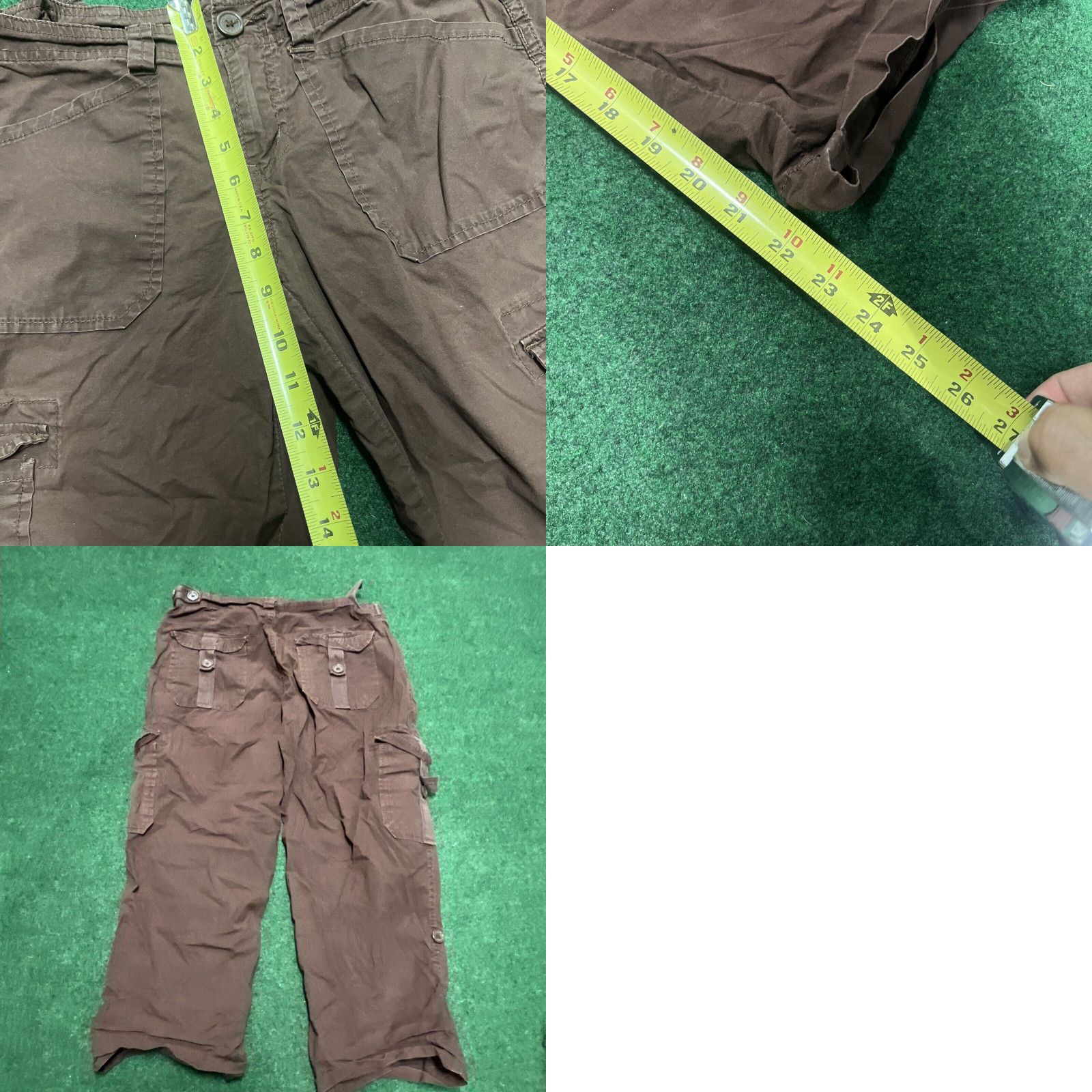 Vintage Women's U.S POLO ASSN Brown Capri Pants Size 8 Summer Outdoors Size 30" / US 8 / IT 44 - 8 Thumbnail