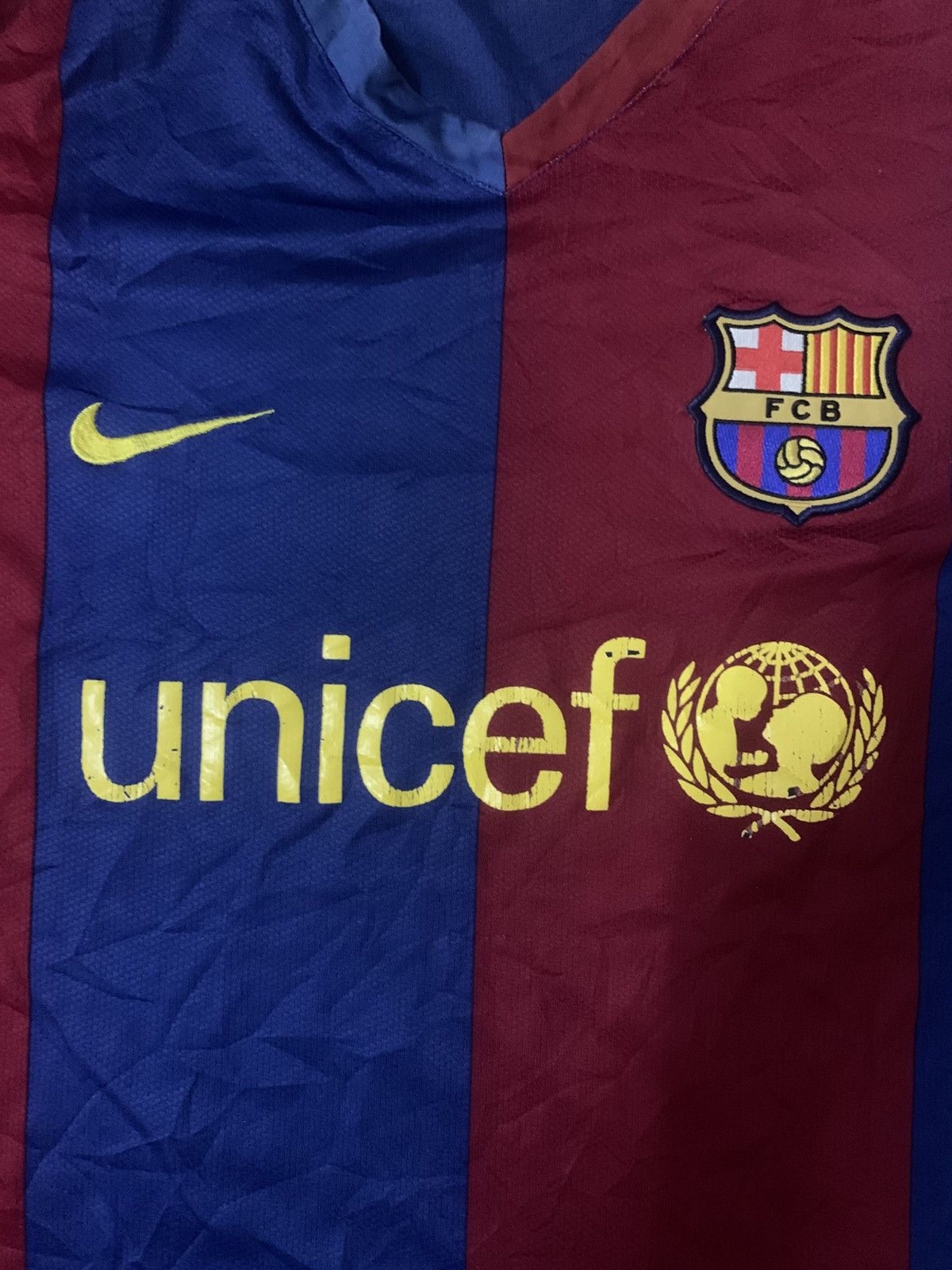 Nike × Vintage Vintage 2006-2007 Barcelona Home Jersey Size US M / EU 48-50 / 2 - 3 Thumbnail