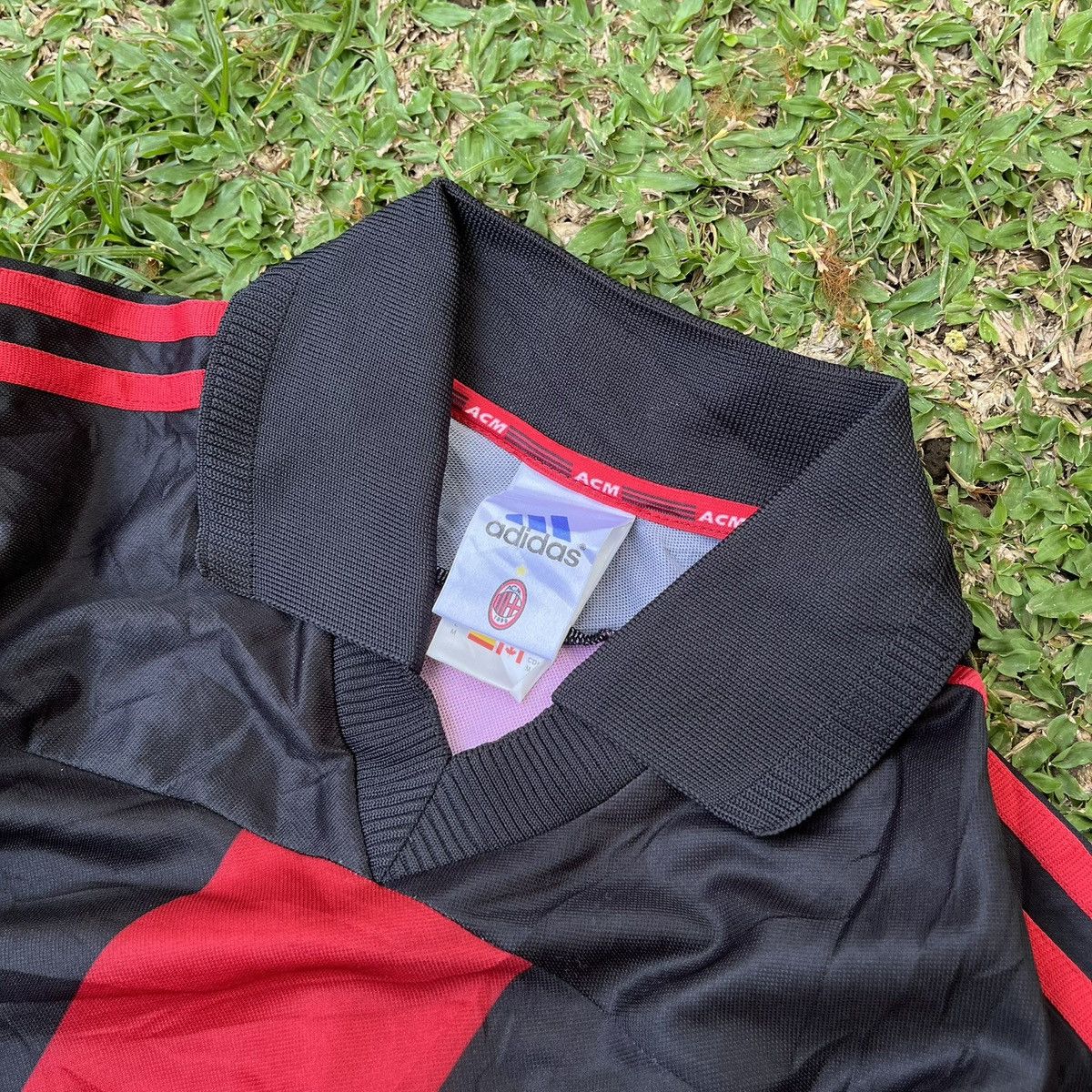 Adidas Vintage Ac milan jersey by adidas Size US L / EU 52-54 / 3 - 6 Thumbnail