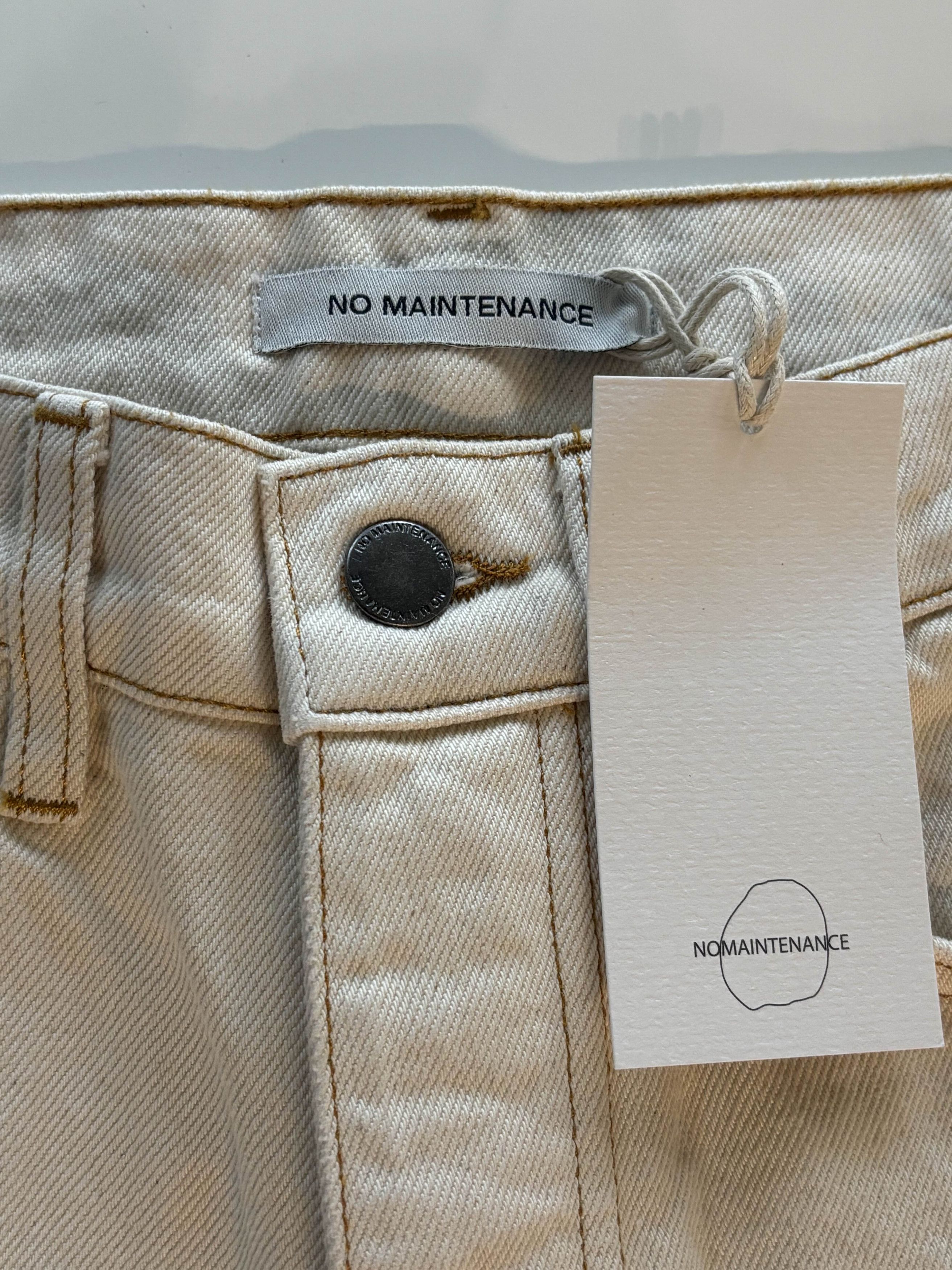 No Maintenance Baggy Denim in Natural Size US 27 - 3 Thumbnail