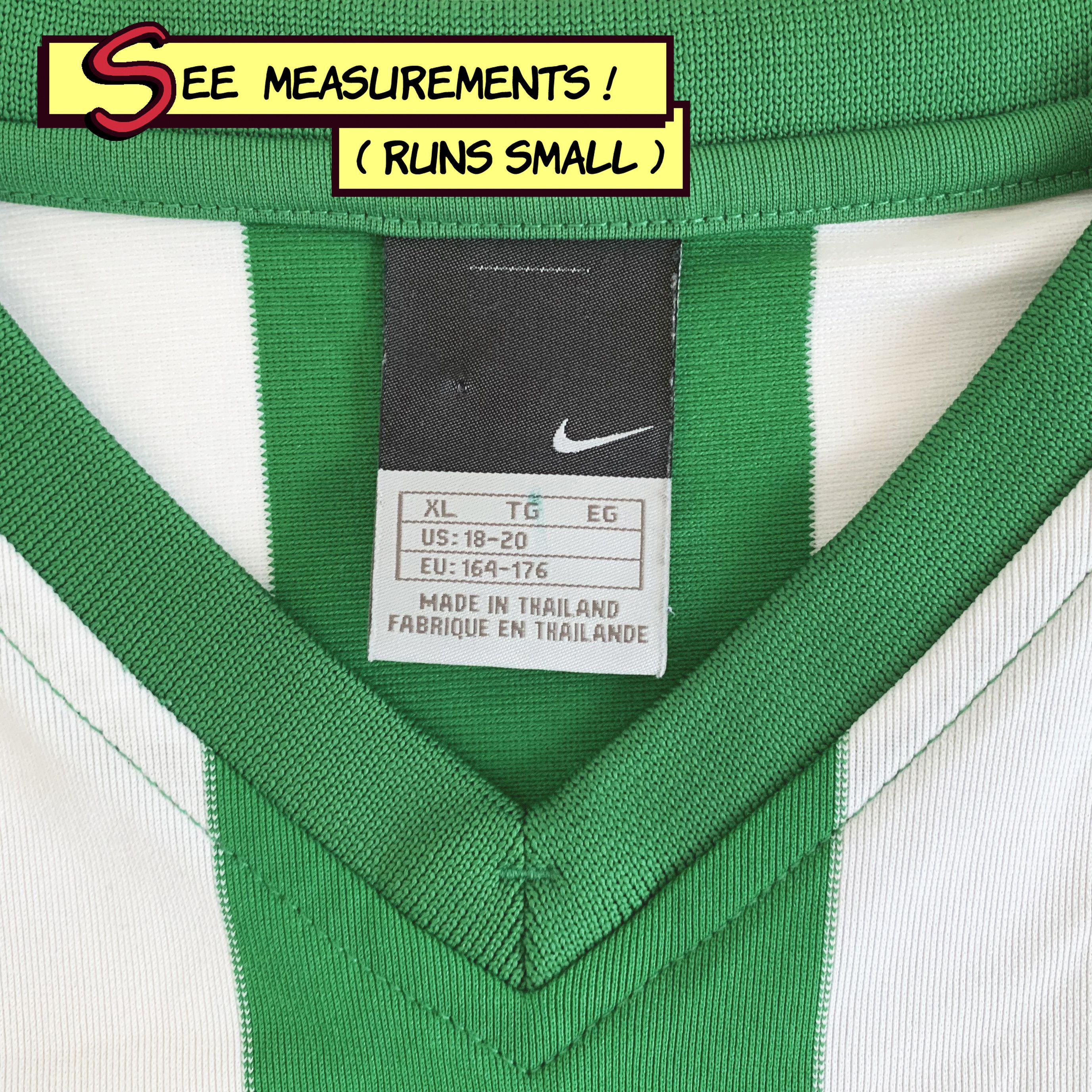 Nike Vintage 90s NIKE Jersey Kit Soccer Football Striped Y2K Size US S / EU 44-46 / 1 - 6 Thumbnail