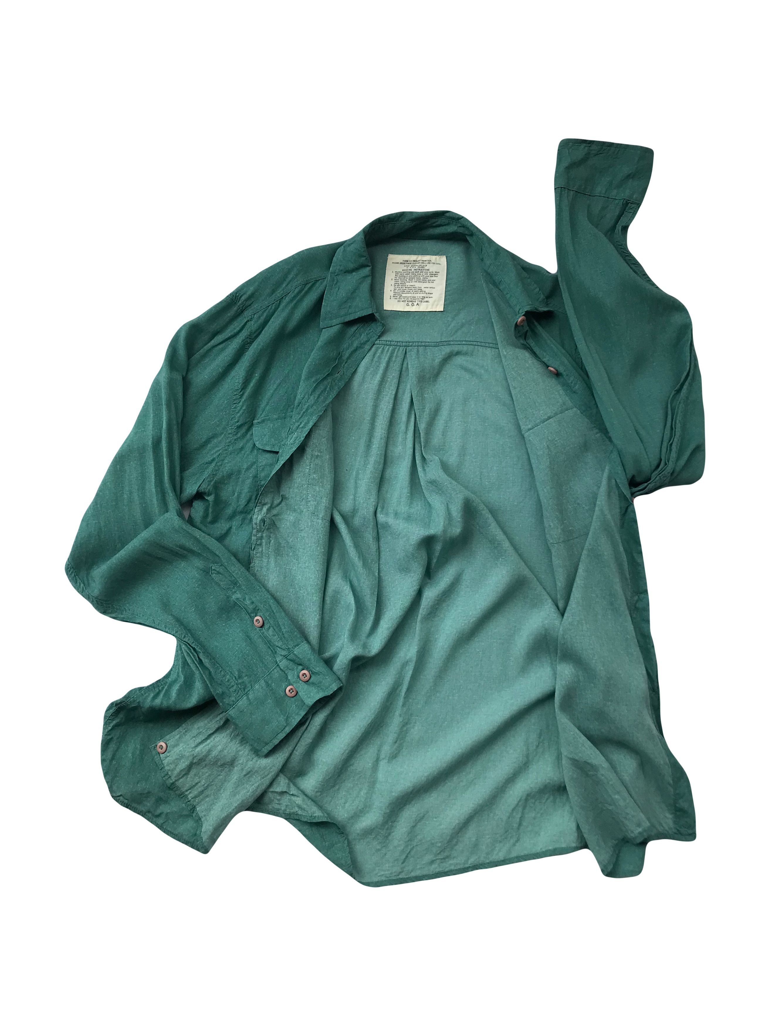 G.O.A Japanese Brand Rayon Mesh Long Sleeve