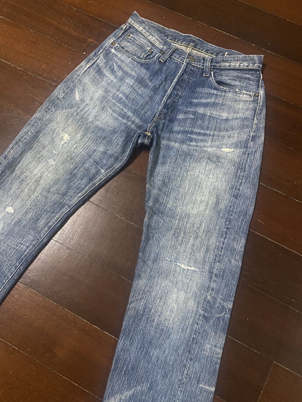 Sugar Cane vintage SUGAR CANE hawaii aloha distressed rework denim Size US 32 / EU 48 - 23 Thumbnail