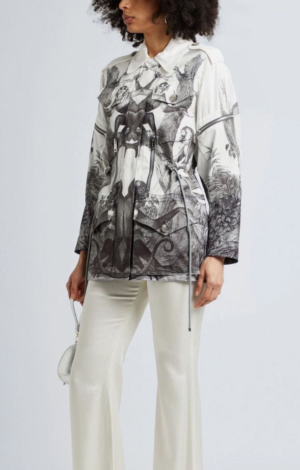 Burberry BURBERRY Silk Field Shirt Jacket Size S / US 4 / IT 40 - 2 Thumbnail
