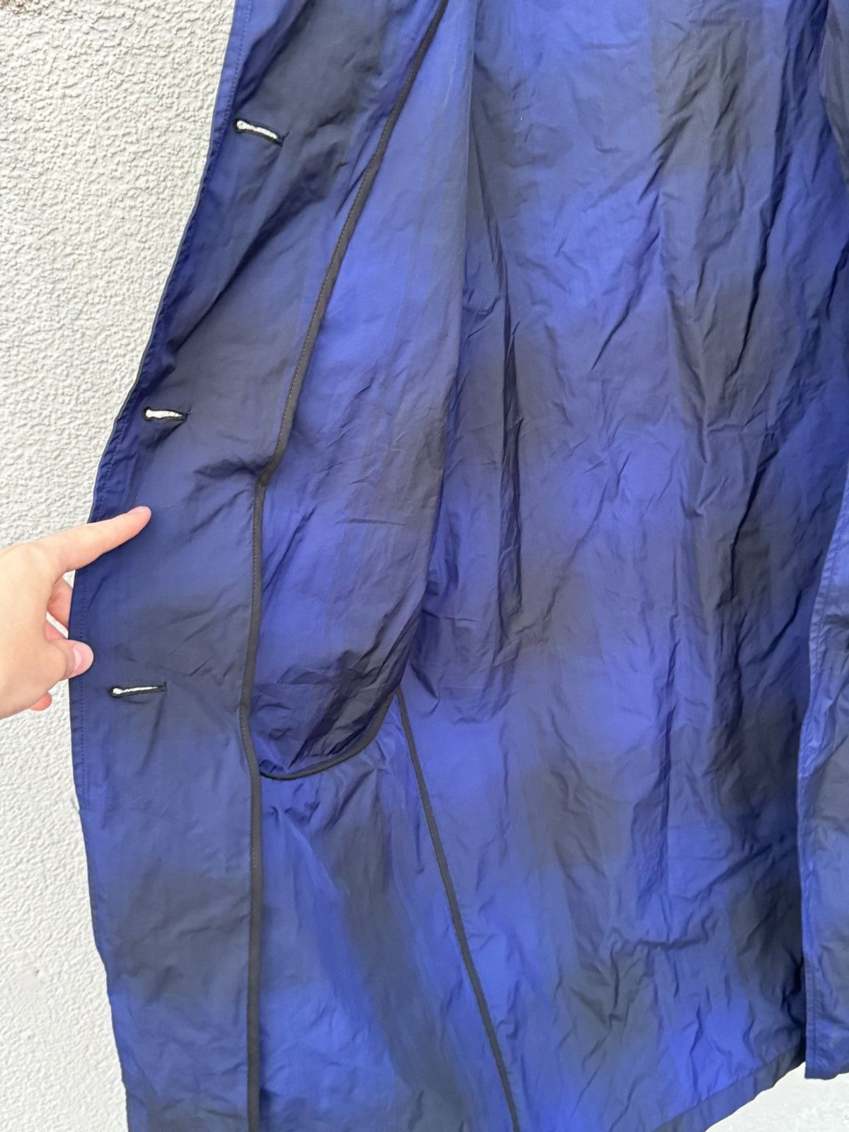 Annette Gortz × Japanese Brand ANNETTE GÖRTZ MARIT COAT Navy/Black Chek Size M/S Size S / US 4 / IT 40 - 7 Thumbnail
