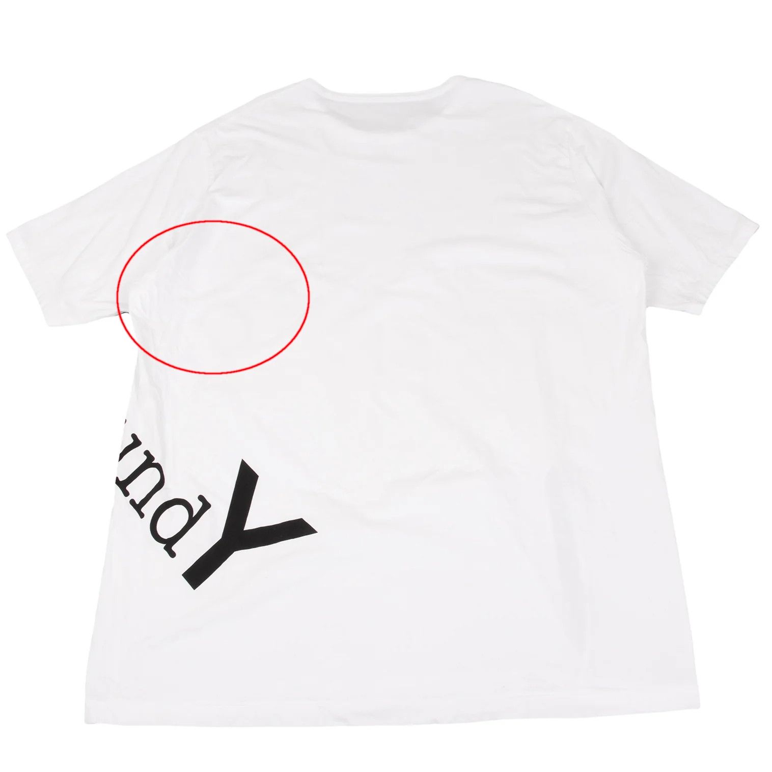 Yohji Yamamoto Logo Print Hem Slit Design Long Sleeve T-Shirt White Size US S / EU 44-46 / 1 - 8 Thumbnail
