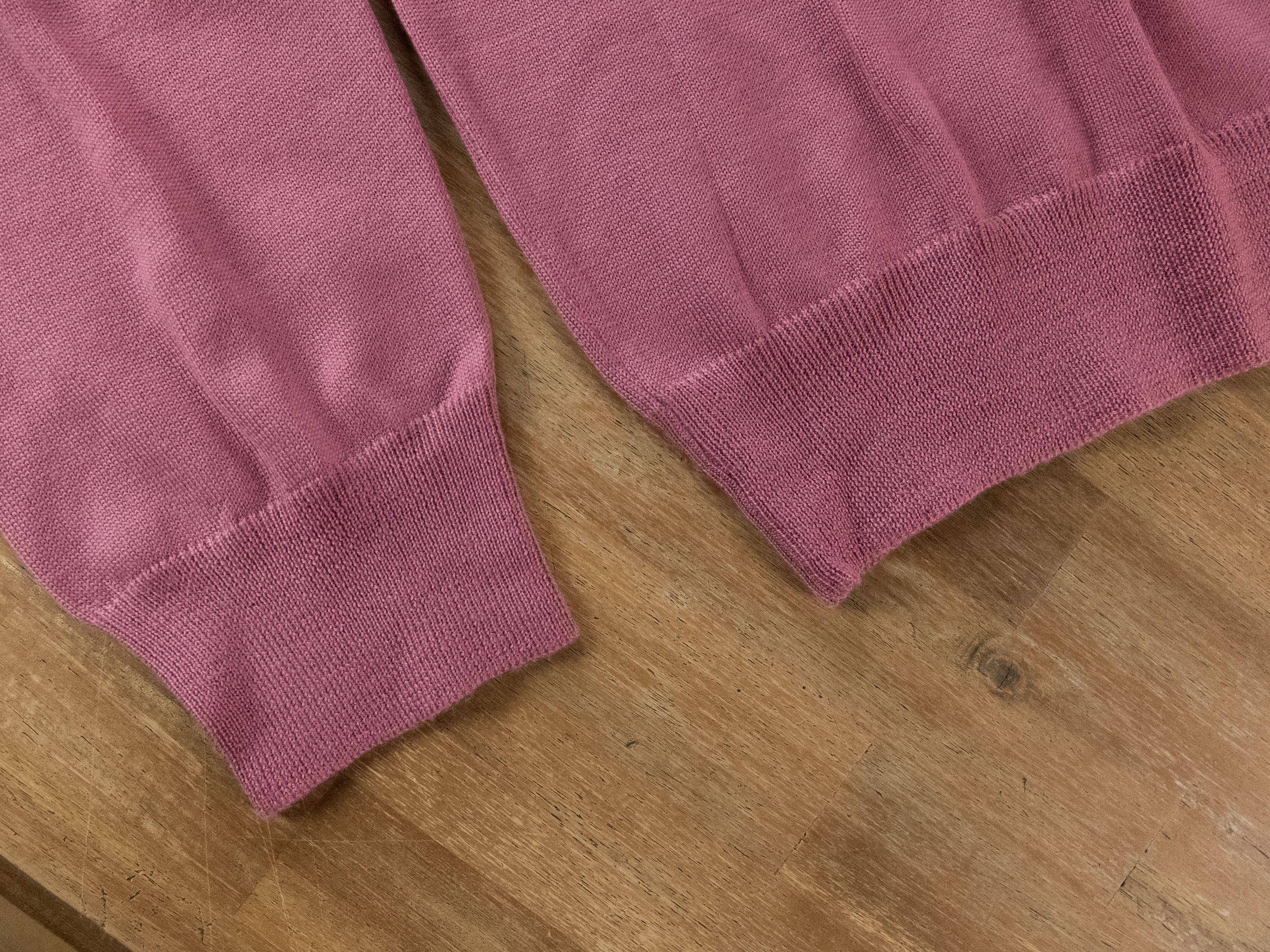 Gran Sasso GRAN SASSO for Fedele pink crewneck wool sweater 3XL Size US XXL / EU 58 / 5 - 4 Thumbnail