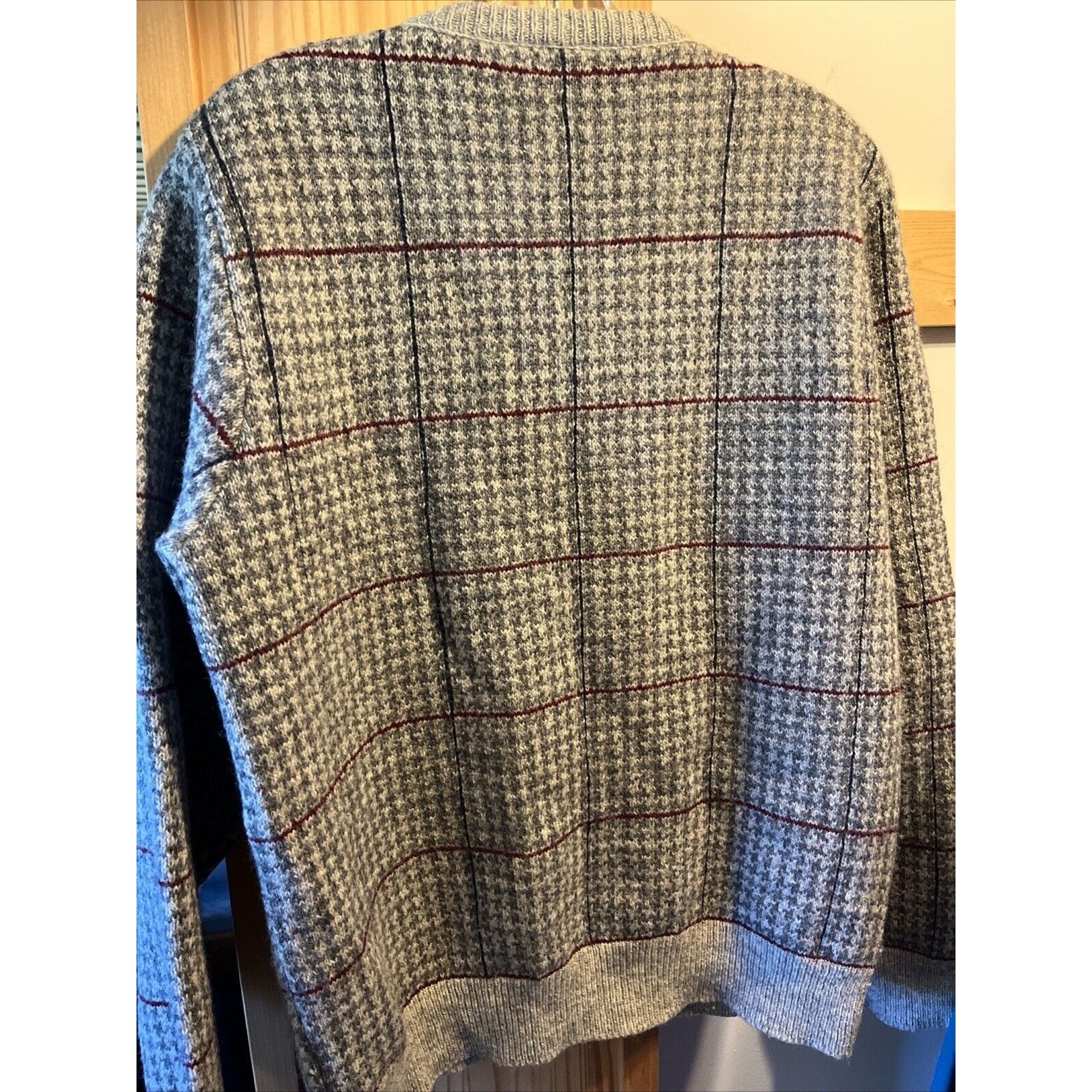 Pendleton Pendleton VTG Men’s L Sweater Wool Gray Plaid Traditionals Size US L / EU 52-54 / 3 - 10 Thumbnail