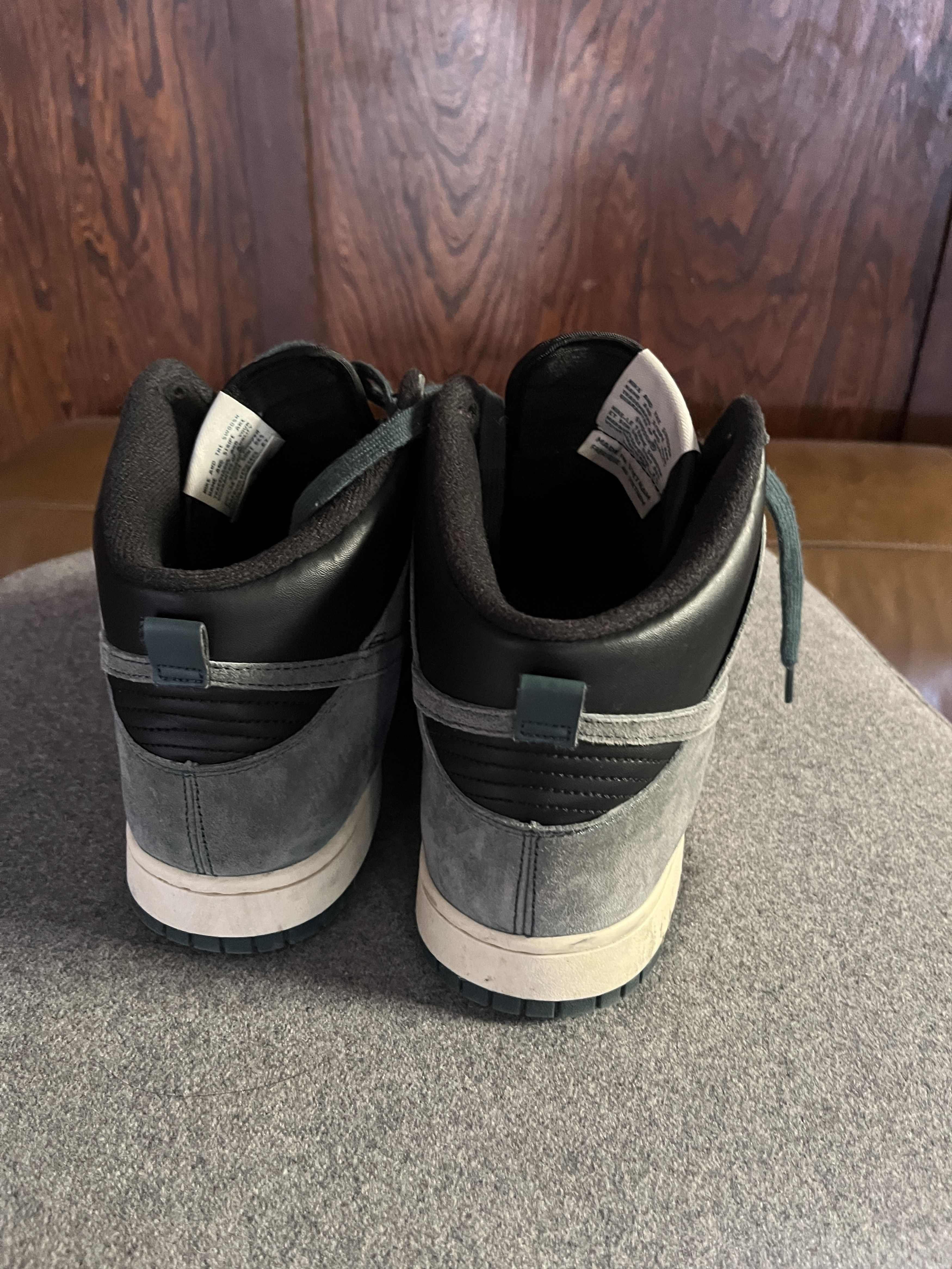 Nike Nike Dunk High - 12.5 - Green/black Size US 12.5 / EU 45-46 - 3 Thumbnail