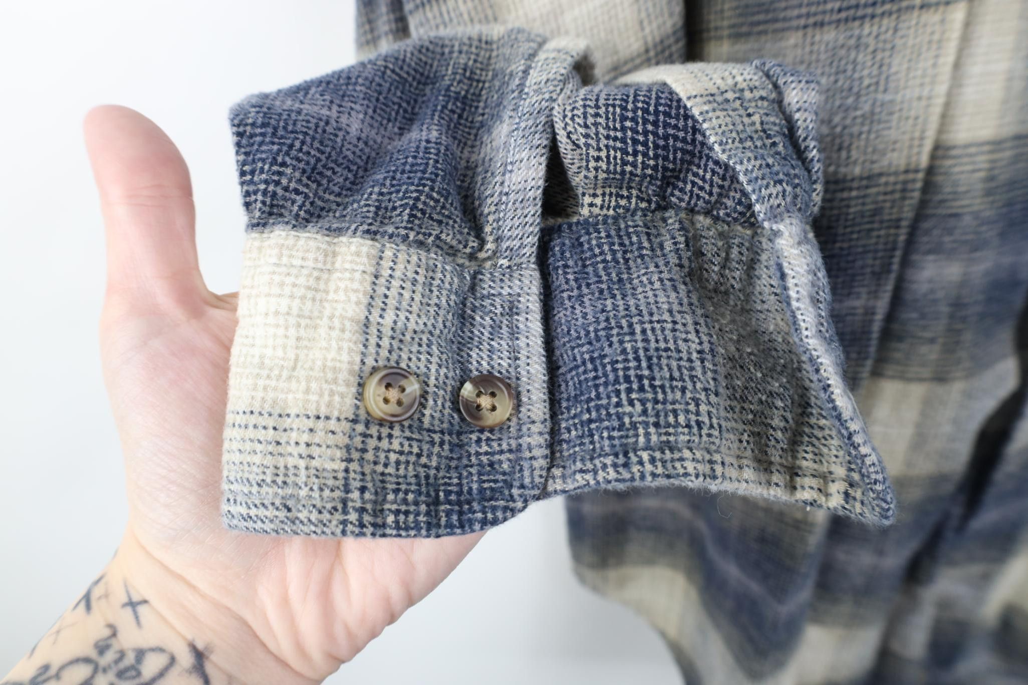 Vintage Vintage 90s Streetwear Flannel Collared Button Shirt Plaid Size US M / EU 48-50 / 2 - 5 Thumbnail