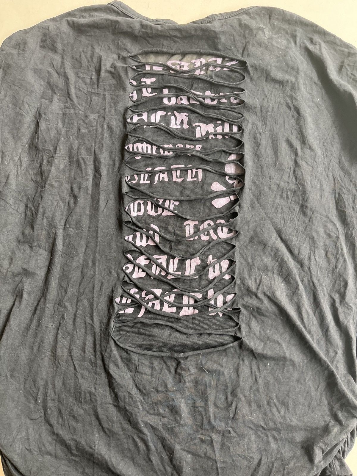 Hysteric Glamour × Japanese Brand × KMRii JAPANESE YILINA POEM STUDED TEE Size US S / EU 44-46 / 1 - 4 Thumbnail
