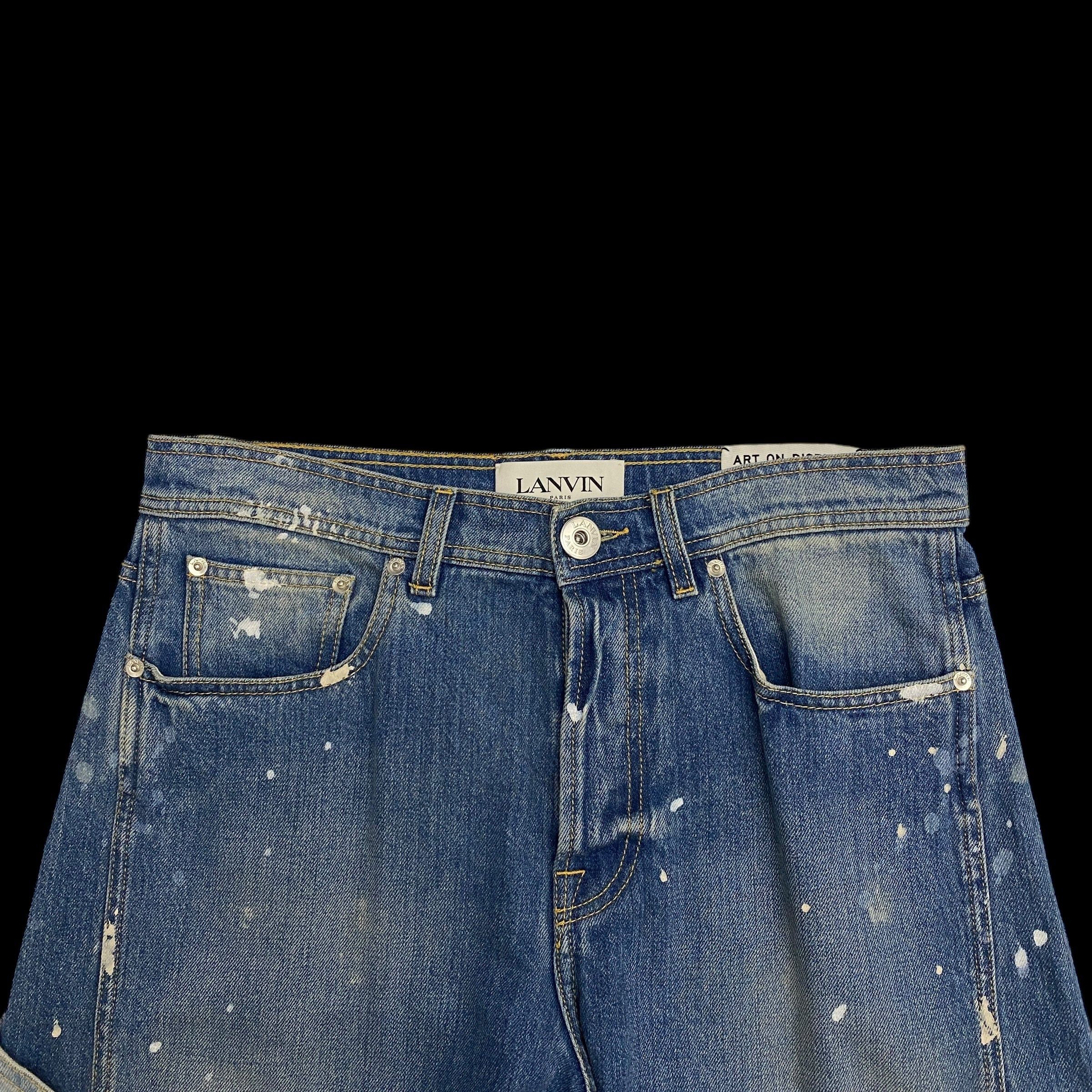 Gallery Dept. × Lanvin Lanvin x Gallery Dept. SS21 Flared Paint Splatter Jeans Size US 34 / EU 50 - 2 Thumbnail