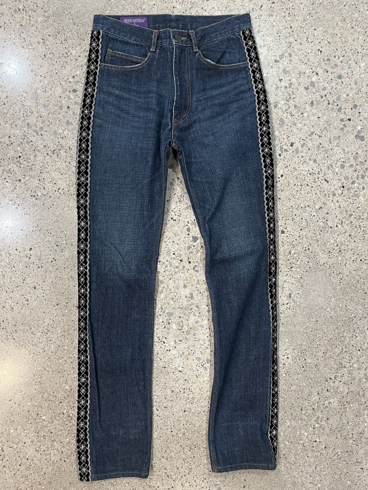 Nepenthes Side appliqué straight leg denim Size US 30 / EU 46 - 1 Thumbnail